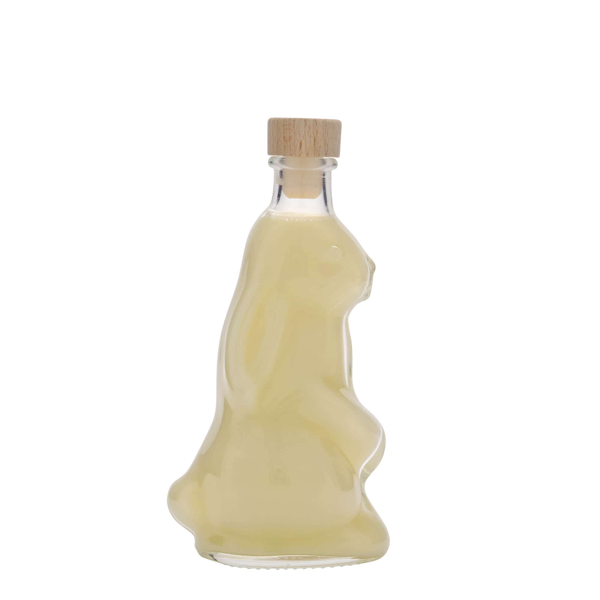 200 ml glassflaske "Hare", åpning: Kork