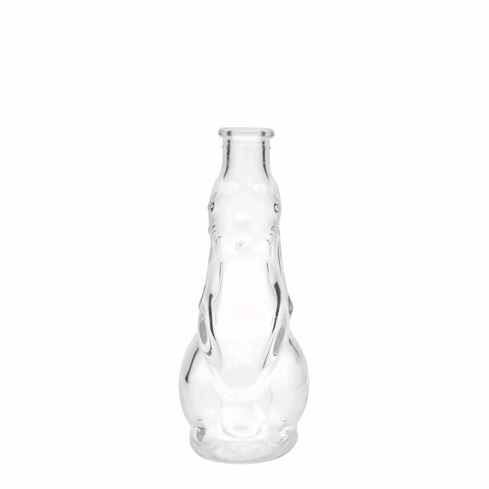 200 ml glassflaske 'Hare', åpning: kork