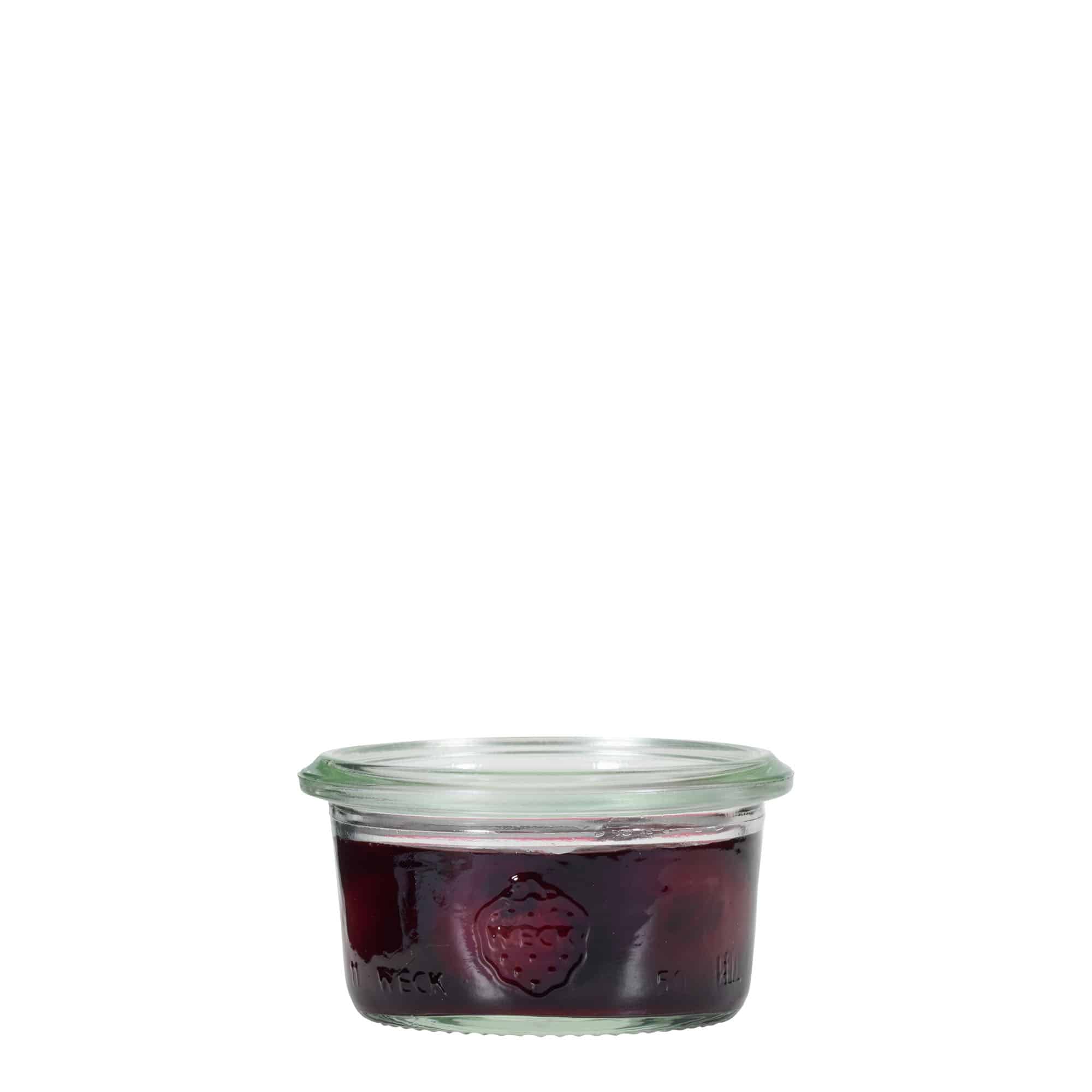 50 ml WECK-glasskrukke, åpning: rund kant