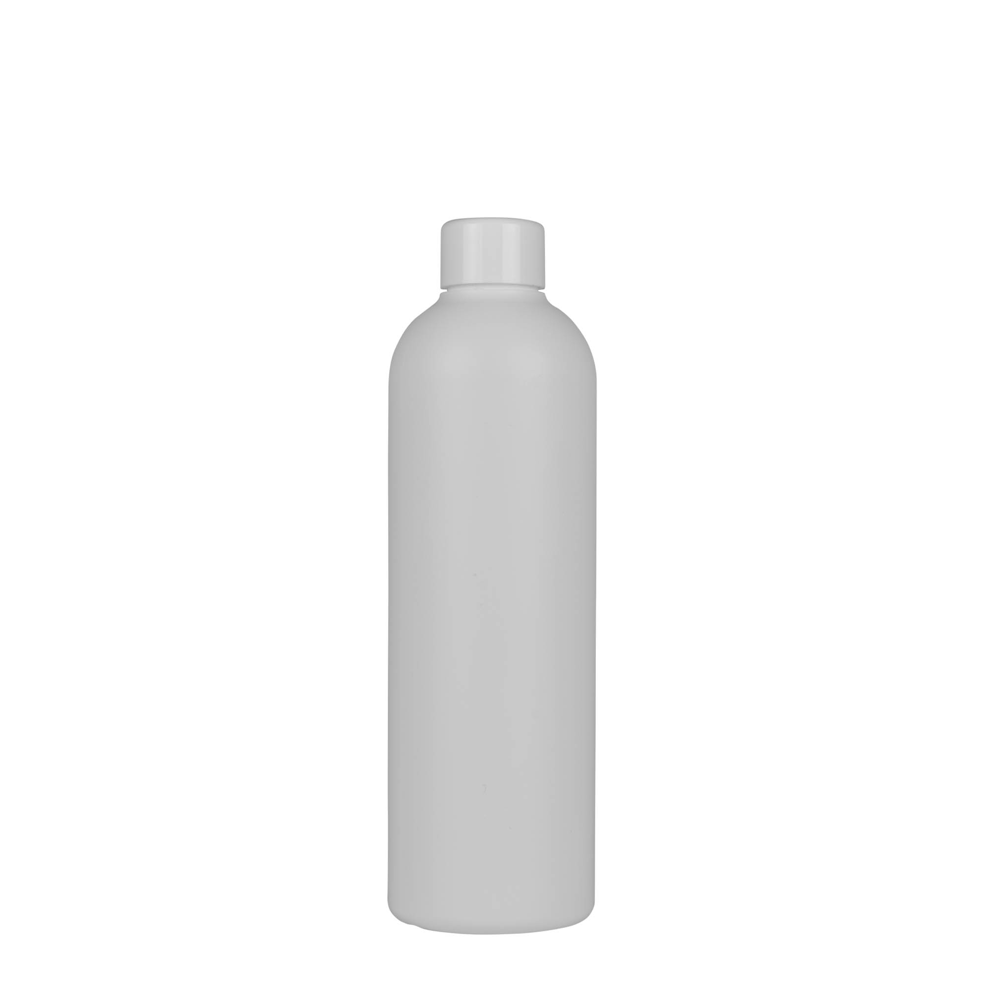 300 ml plastflaske 'Tuffy', HDPE, hvit, åpning: 24/410