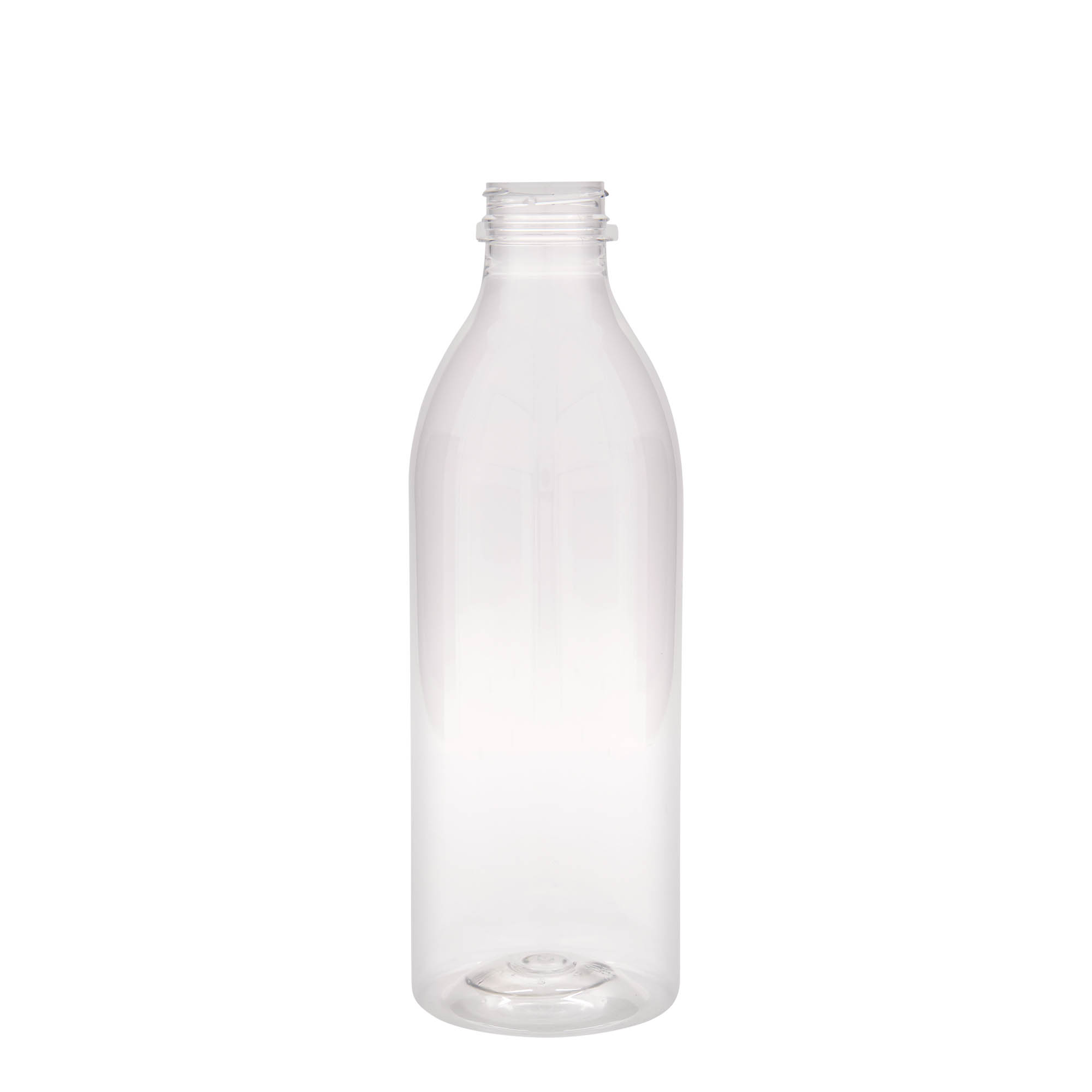 1.000 ml PET-flaske standard, plast, åpning: 38 mm 1.000 ml PET-flaske standard, plast, åpning: 38 mm
