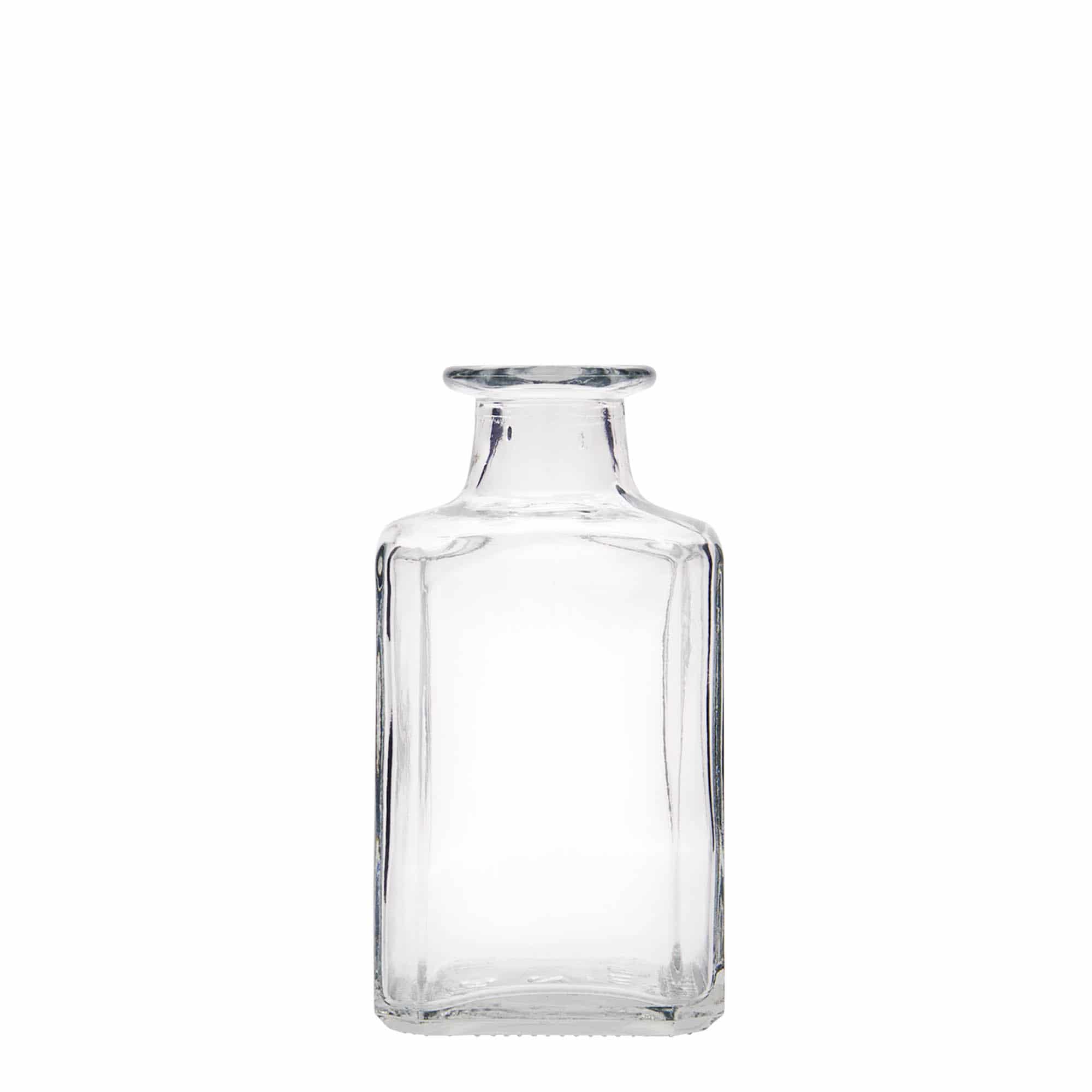 250 ml glassflaske "Torben", kvadratisk, åpning: Kork 250 ml glassflaske "Torben", kvadratisk, åpning: Kork