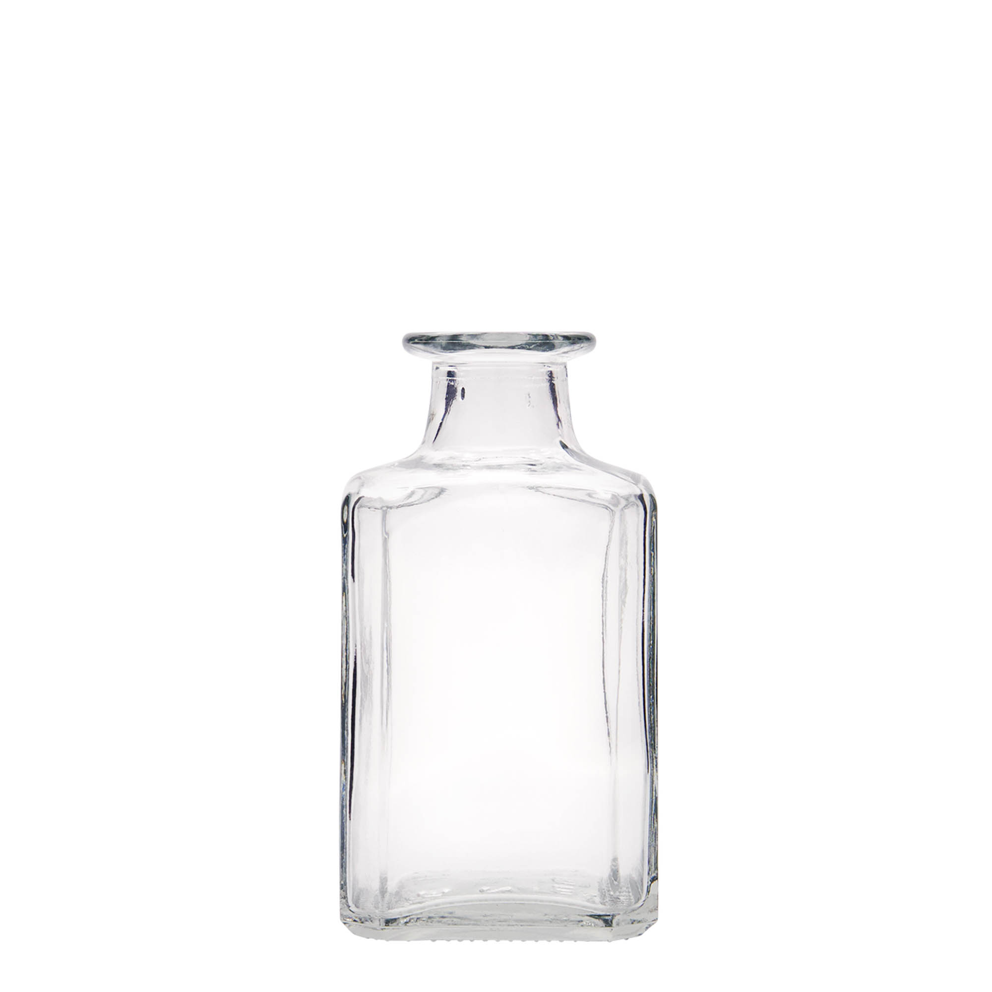 250 ml glassflaske 'Torben', firkantet, åpning: kork 250 ml glassflaske 'Torben', firkantet, åpning: kork