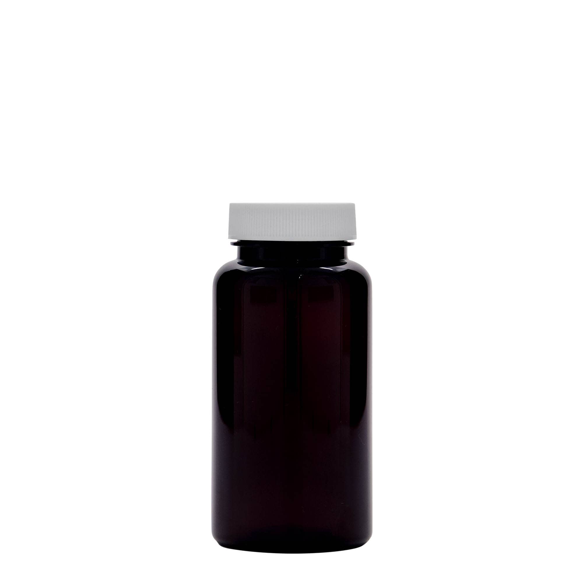 150 ml PET-packer, plast, brun, åpning: GPI 38/400