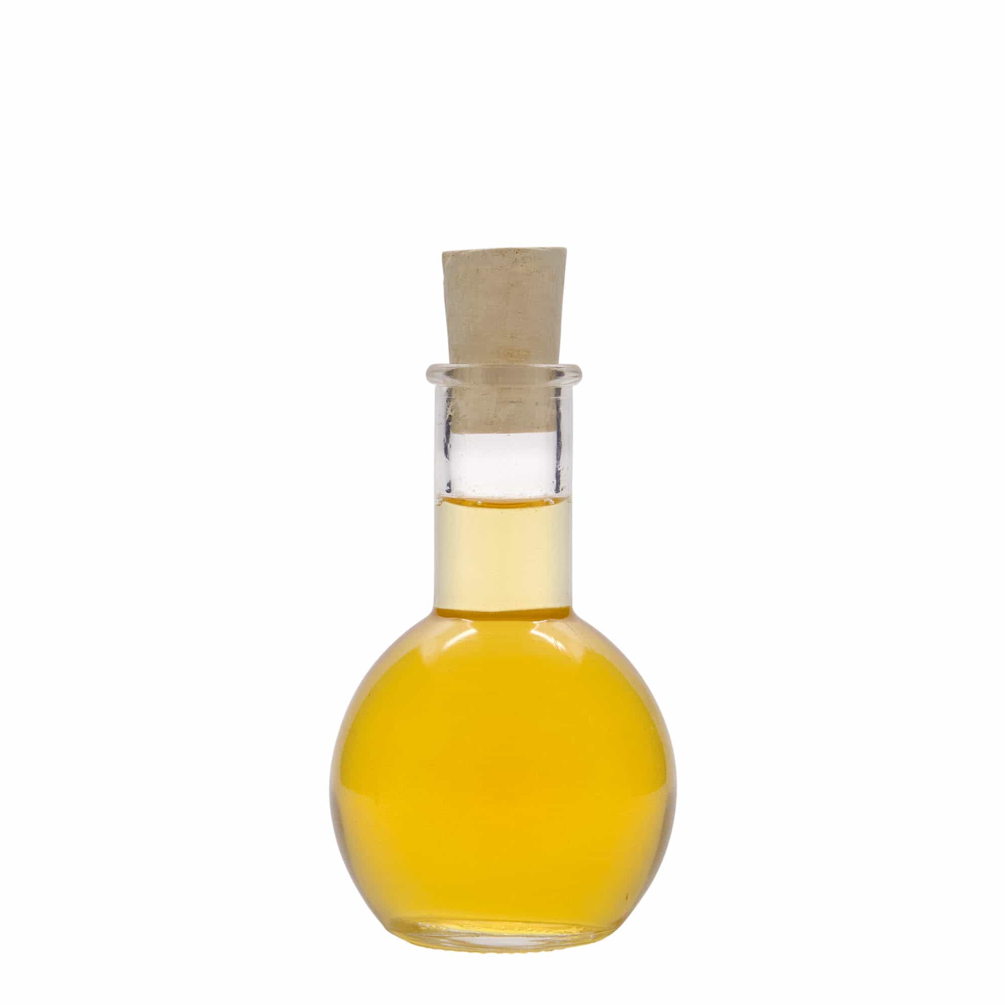 100 ml glassflaske 'Tulipano', åpning: kork