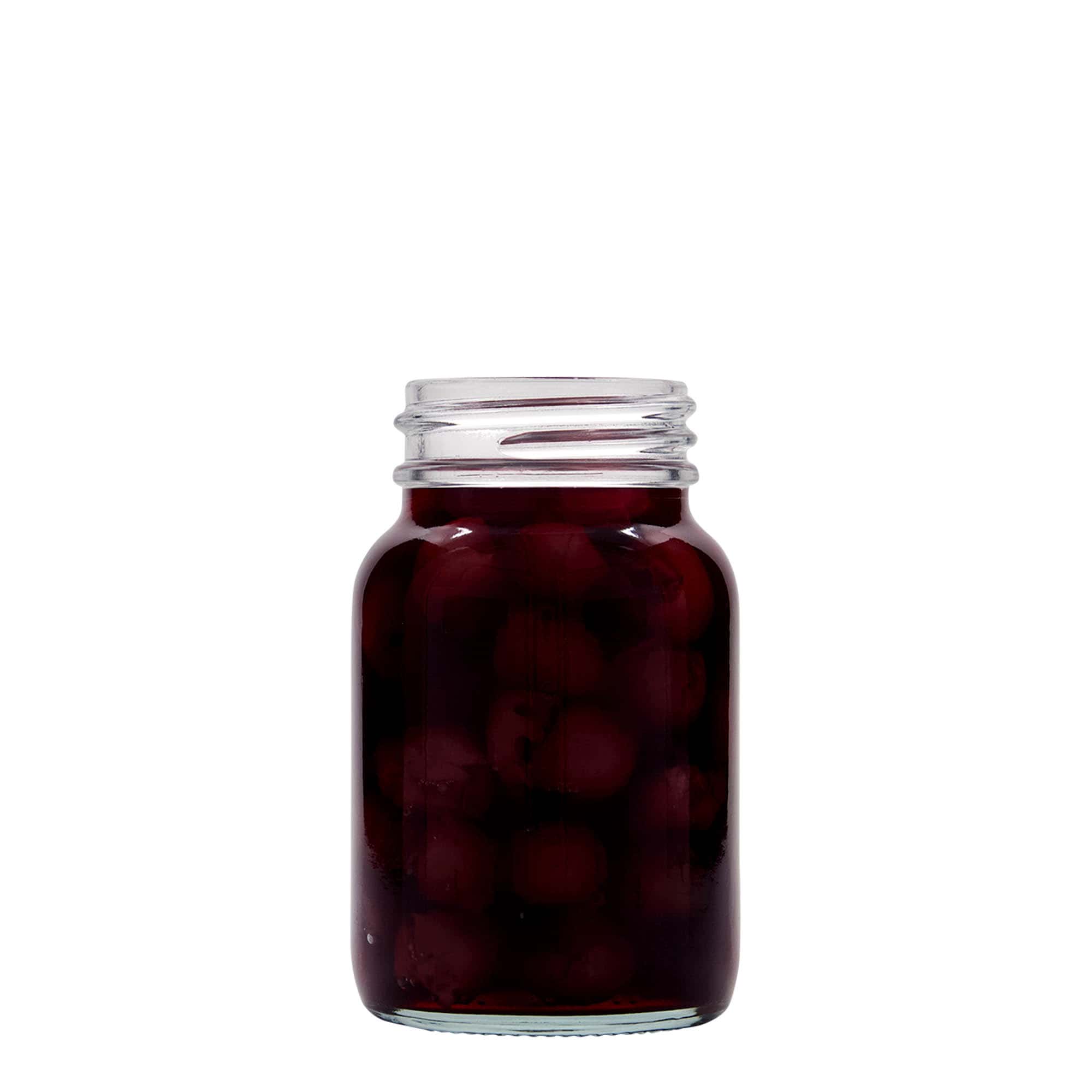 250 ml vidhalset glass, åpning: DIN 55