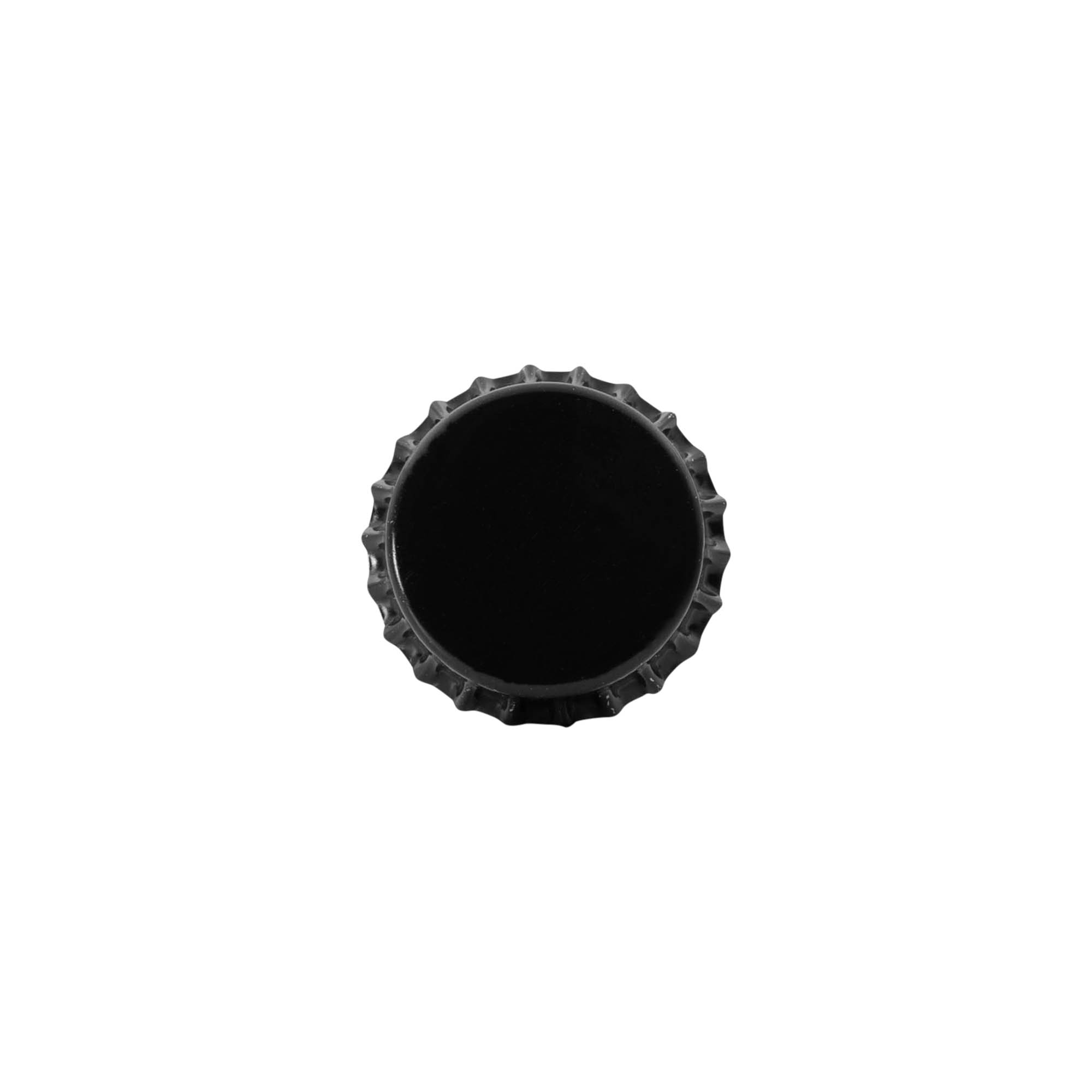 Kronkork 29 mm, metall, svart Kronkork 29 mm, metall, svart