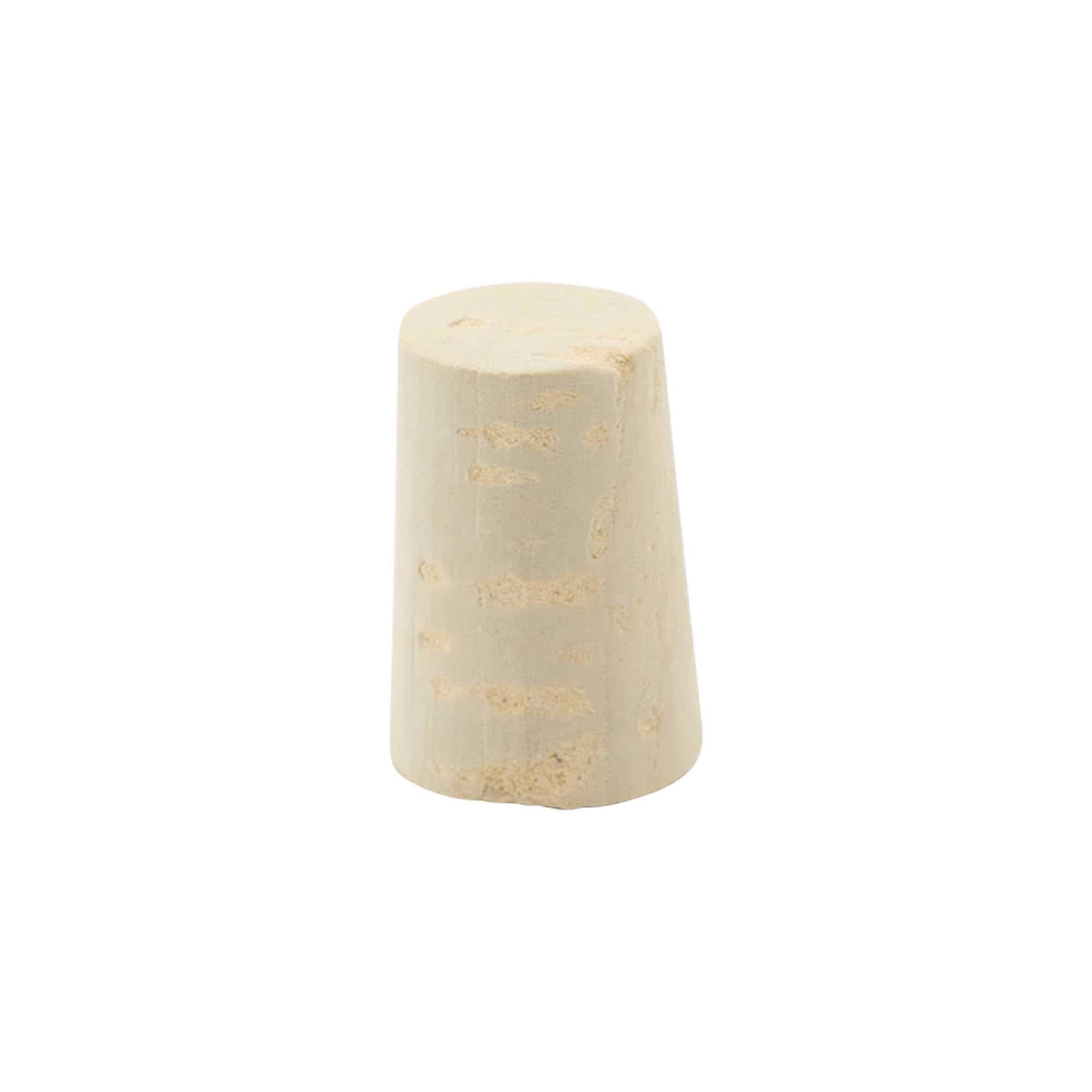 Spiss kork 19-23 x 33, presskork, beige, for åpning: Kork