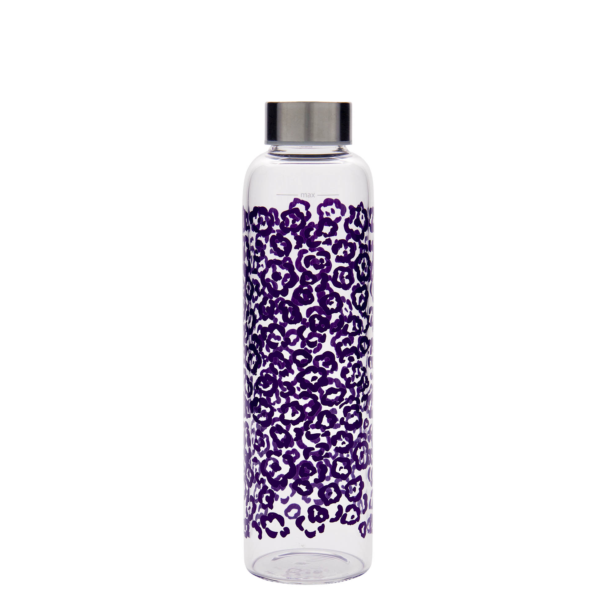 500 ml drikkeflaske 'Perseus - Lilla blomster', åpning: skrukork 500 ml drikkeflaske 'Perseus - Lilla blomster', åpning: skrukork