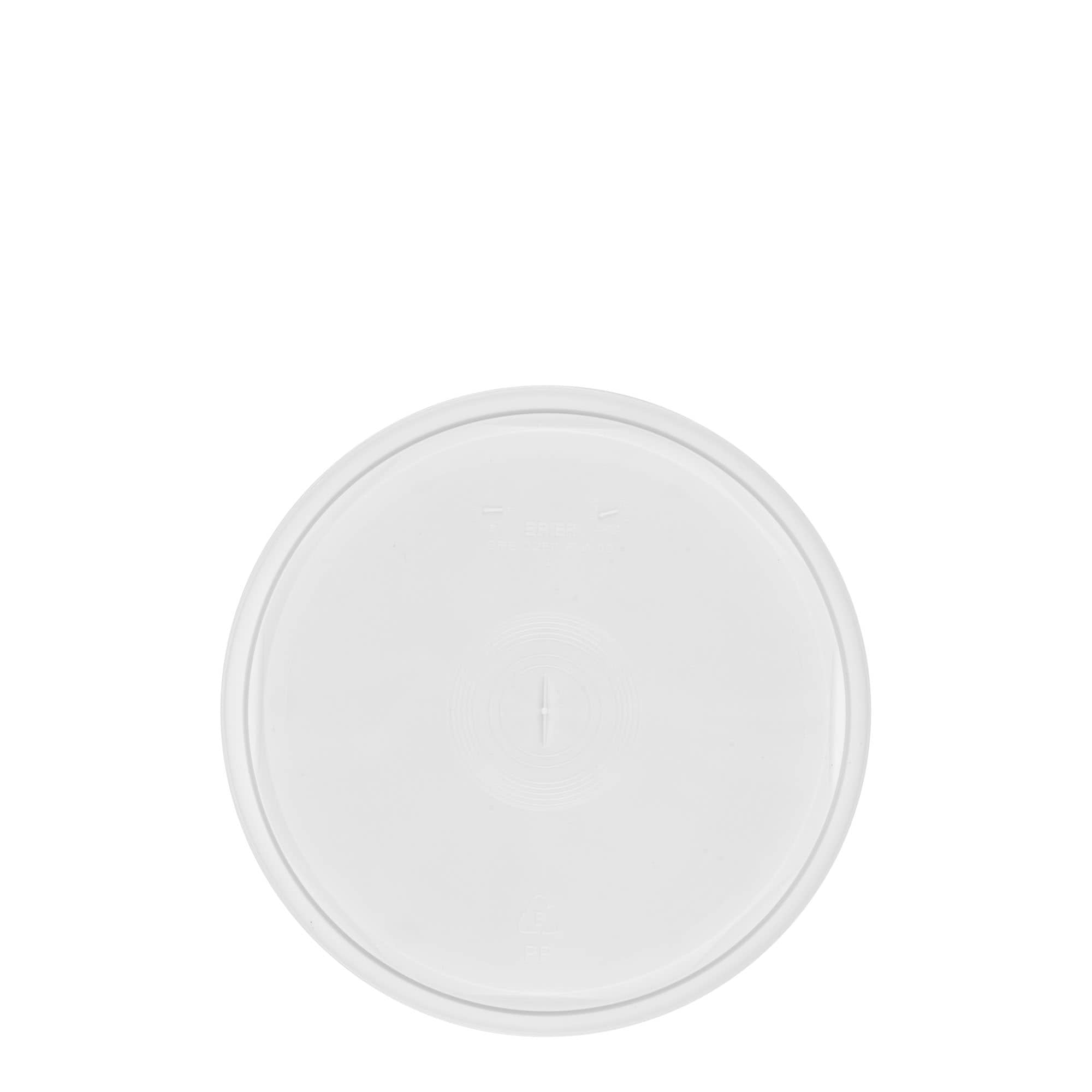 Lokks for 2,5 l spann, PP-plast, hvit