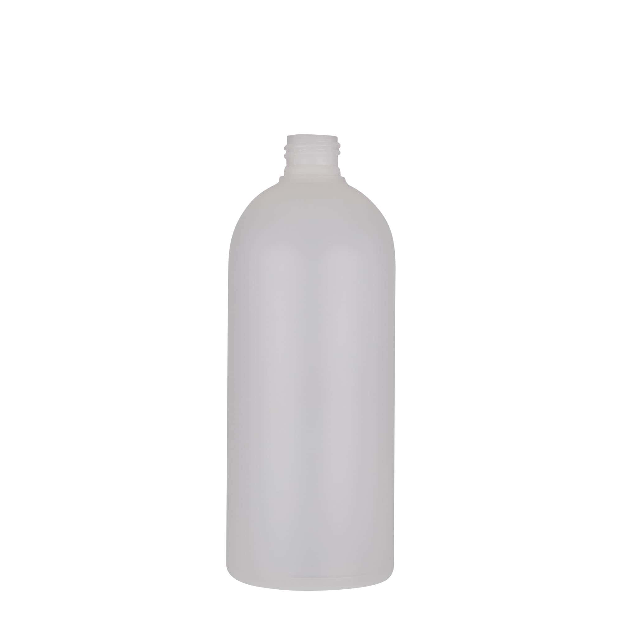 500 ml plastflaske "Tuffy", HDPE, natur, åpning: GPI 24/410 500 ml plastflaske "Tuffy", HDPE, natur, åpning: GPI 24/410