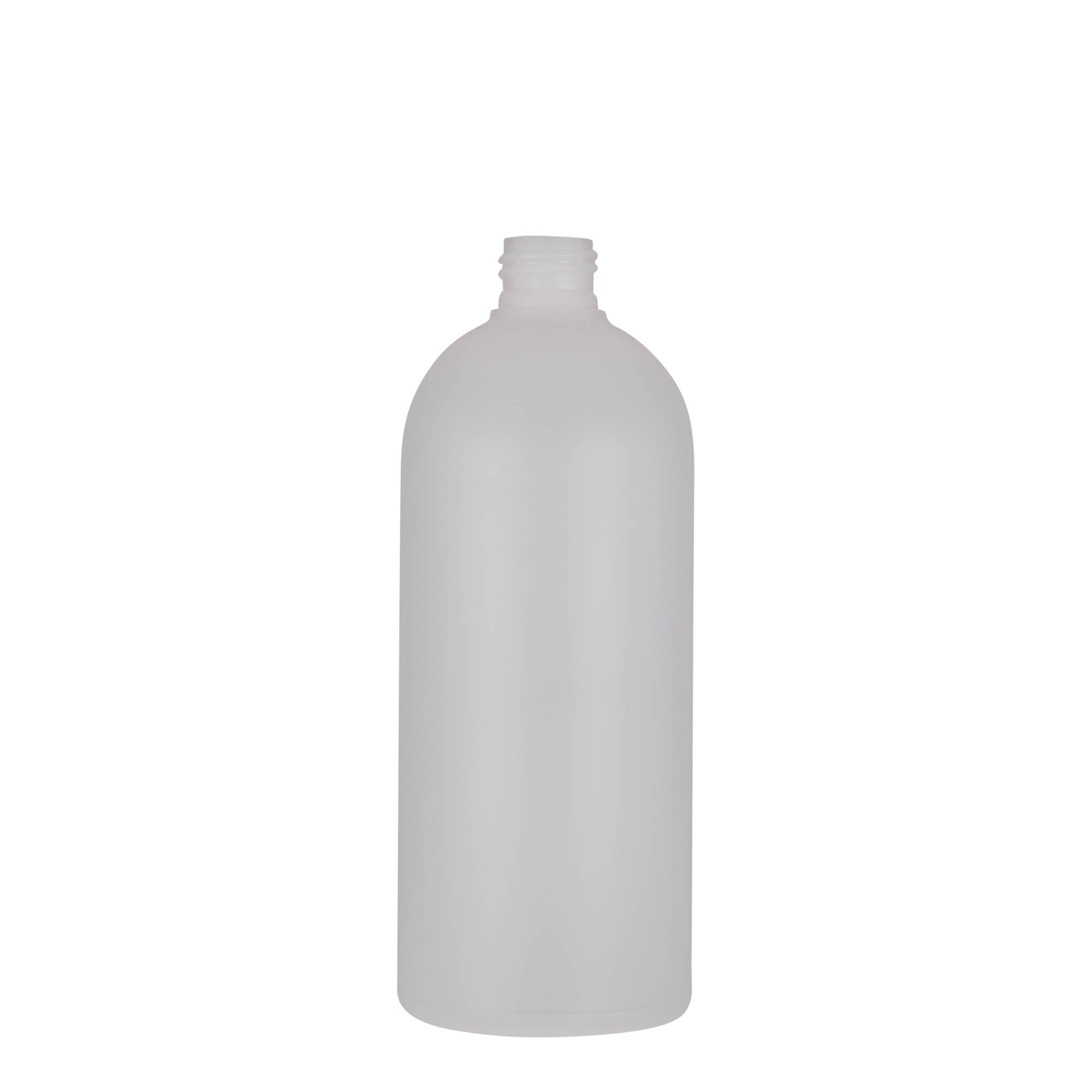 500 ml plastflaske 'Tuffy', HDPE, natur, åpning: 24/410