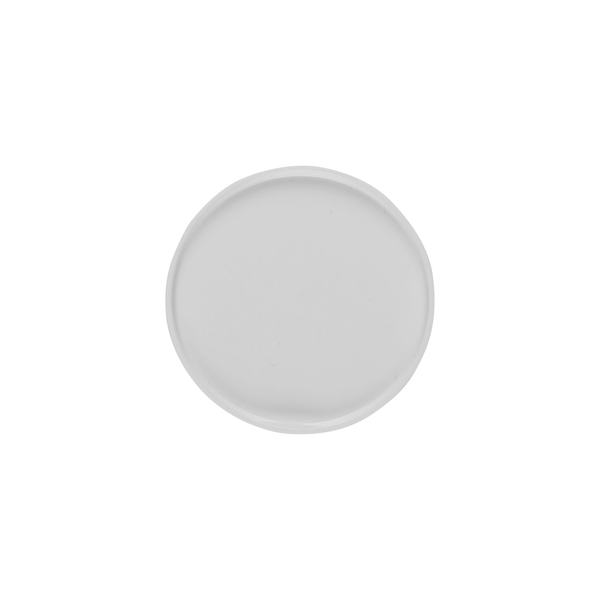 Dekkskive for 250 ml 'Magic', PP-plast, hvit Dekkskive for 250 ml 'Magic', PP-plast, hvit