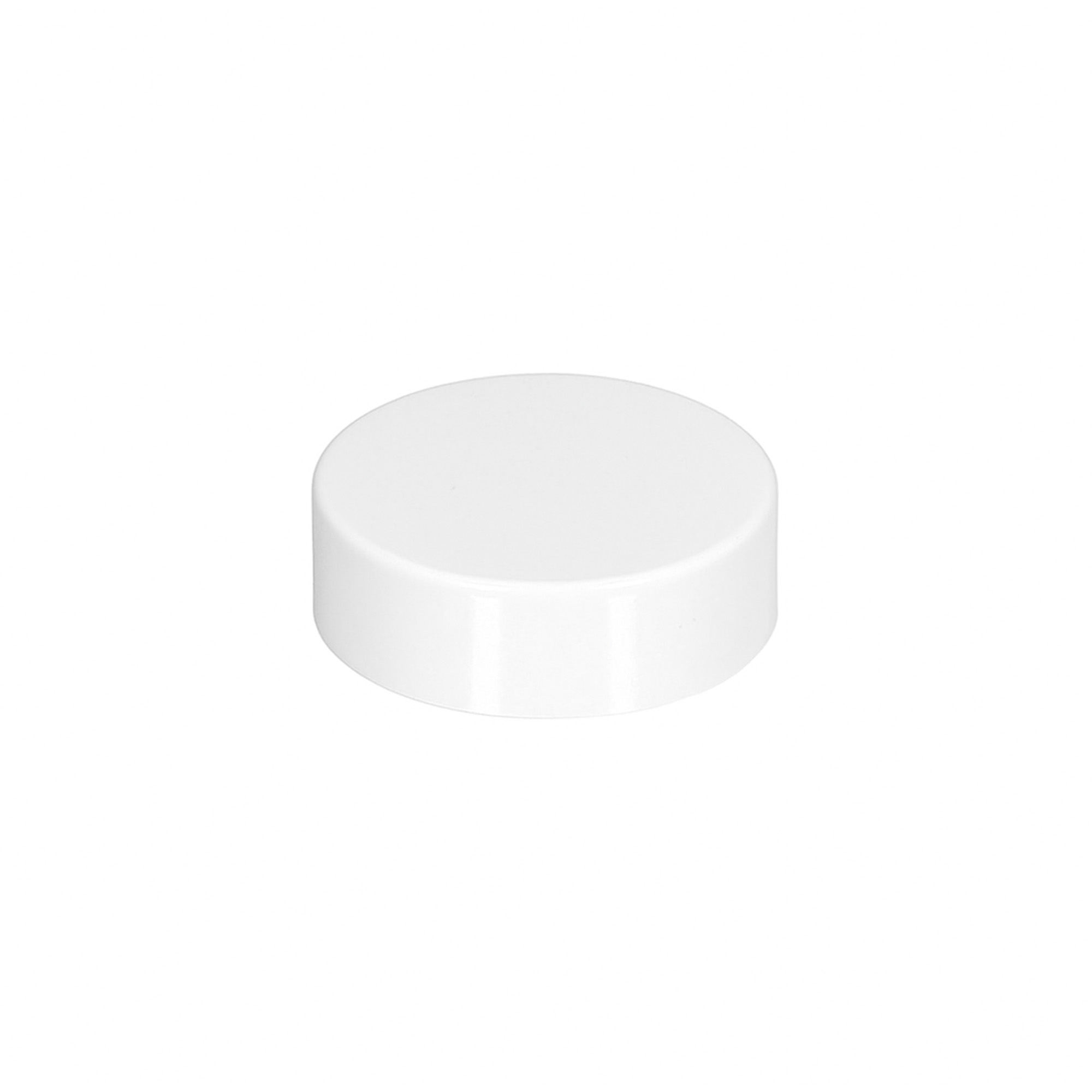 Skrukork for 30 ml 'Brown Line', PP, hvit