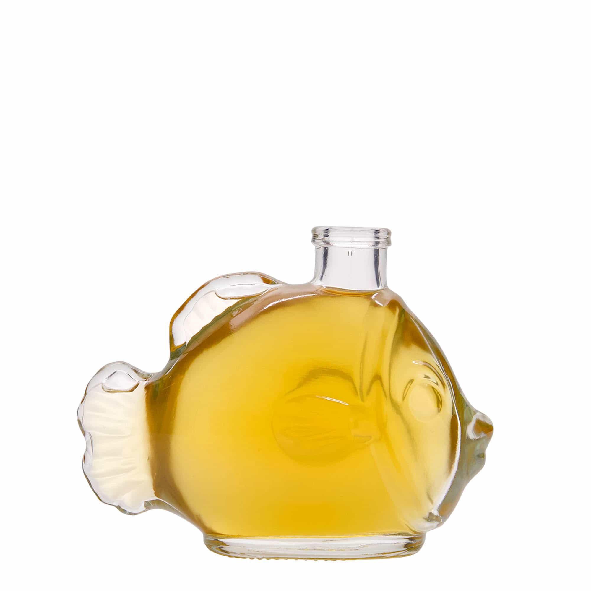 200 ml glassflaske "Fisk", åpning: Kork