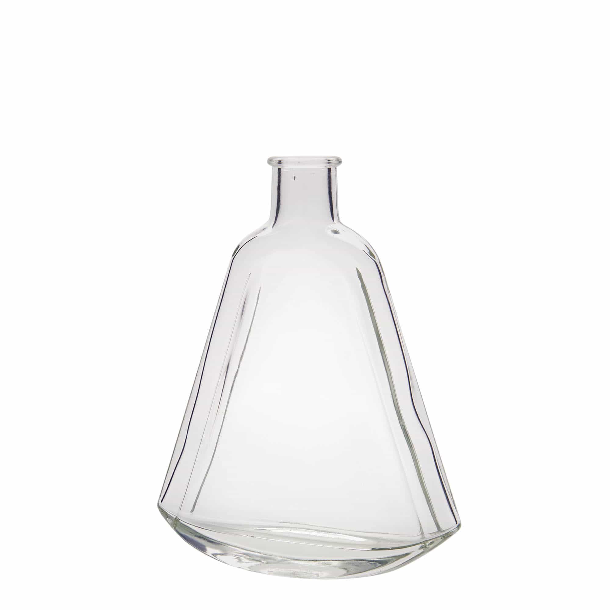 200 ml glassflaske "Maurizio", oval, åpning: Kork