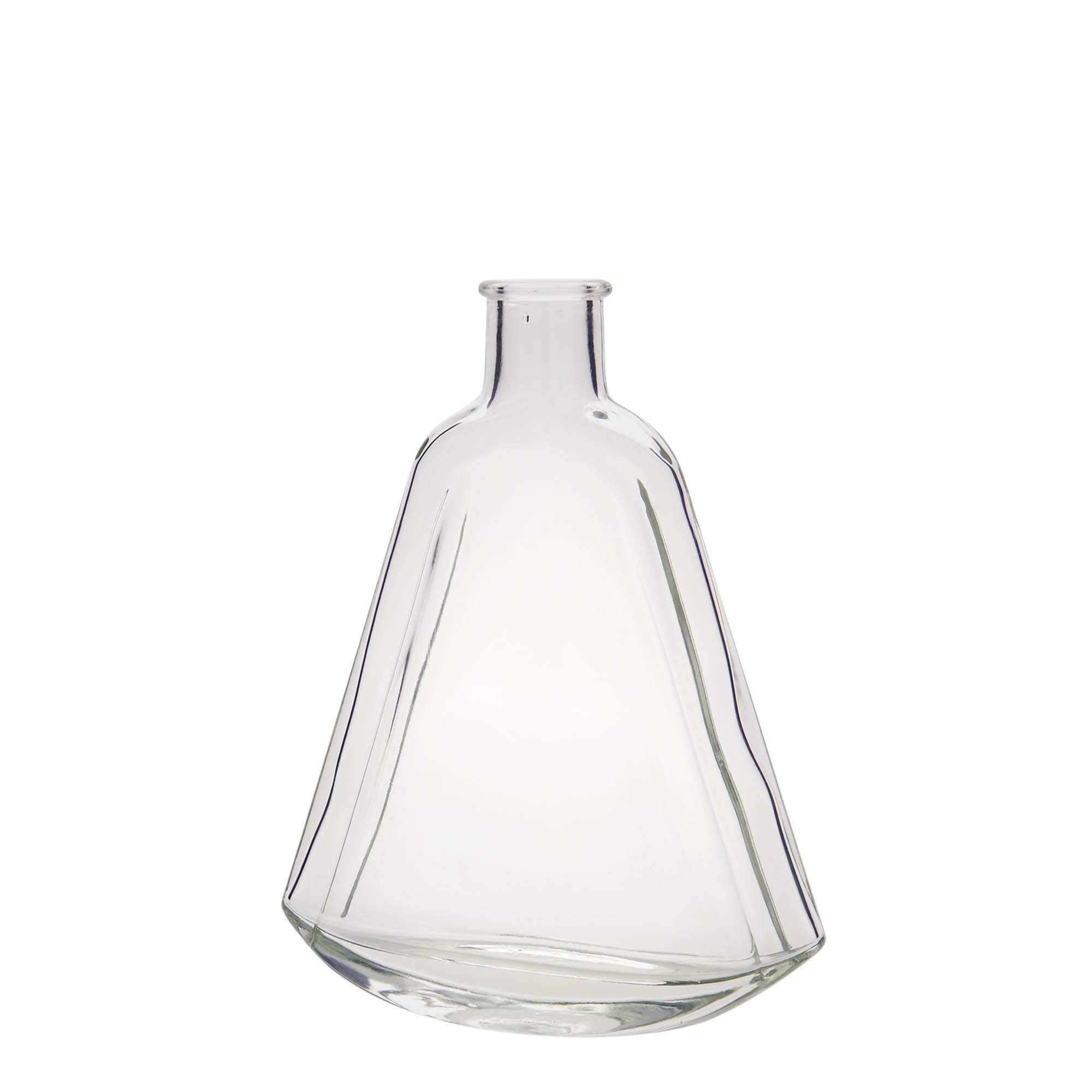 200 ml glassflaske 'Maurizio', oval, åpning: kork