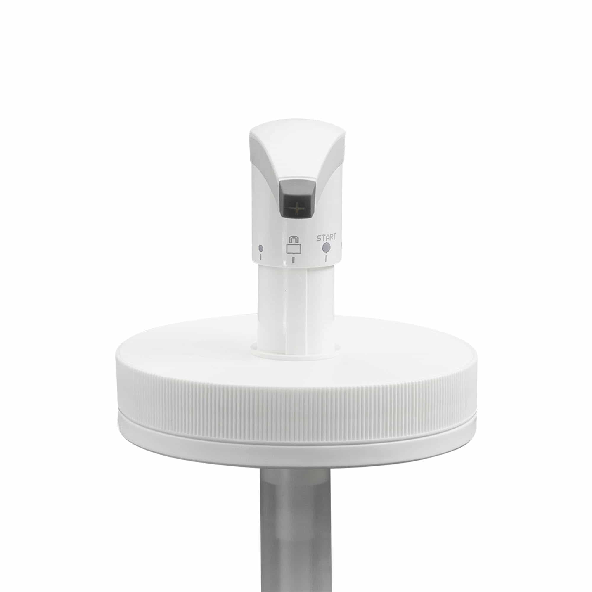 Dispenserpumpe for 1240 ml "Securibox", PE-plast, hvit, for åpning: Skrulokk Dispenserpumpe for 1240 ml "Securibox", PE-plast, hvit, for åpning: Skrulokk