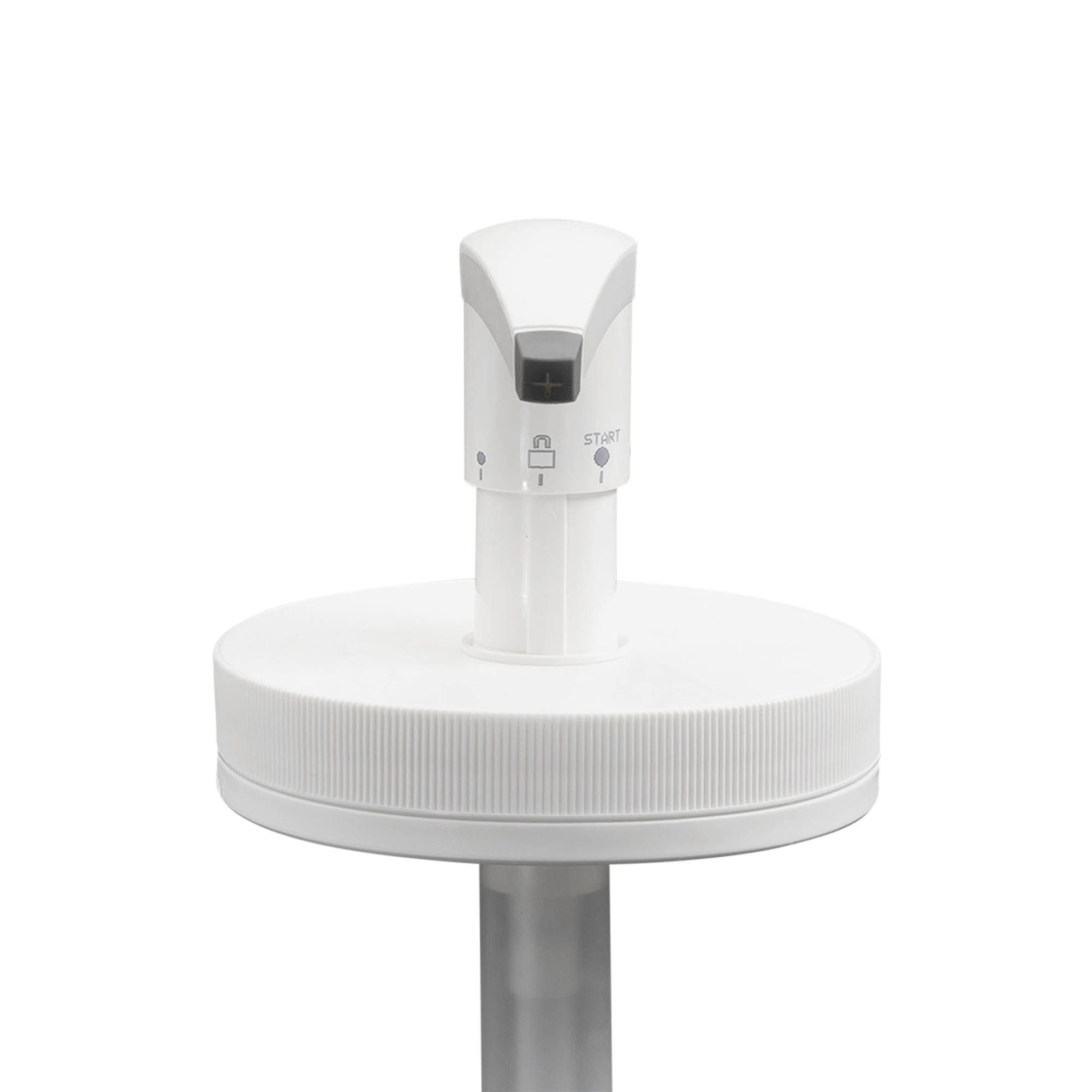Dispenserpumpe for 1.240 ml 'Securibox', PE-plast, hvit, for åpning: skrukork Dispenserpumpe for 1.240 ml 'Securibox', PE-plast, hvit, for åpning: skrukork