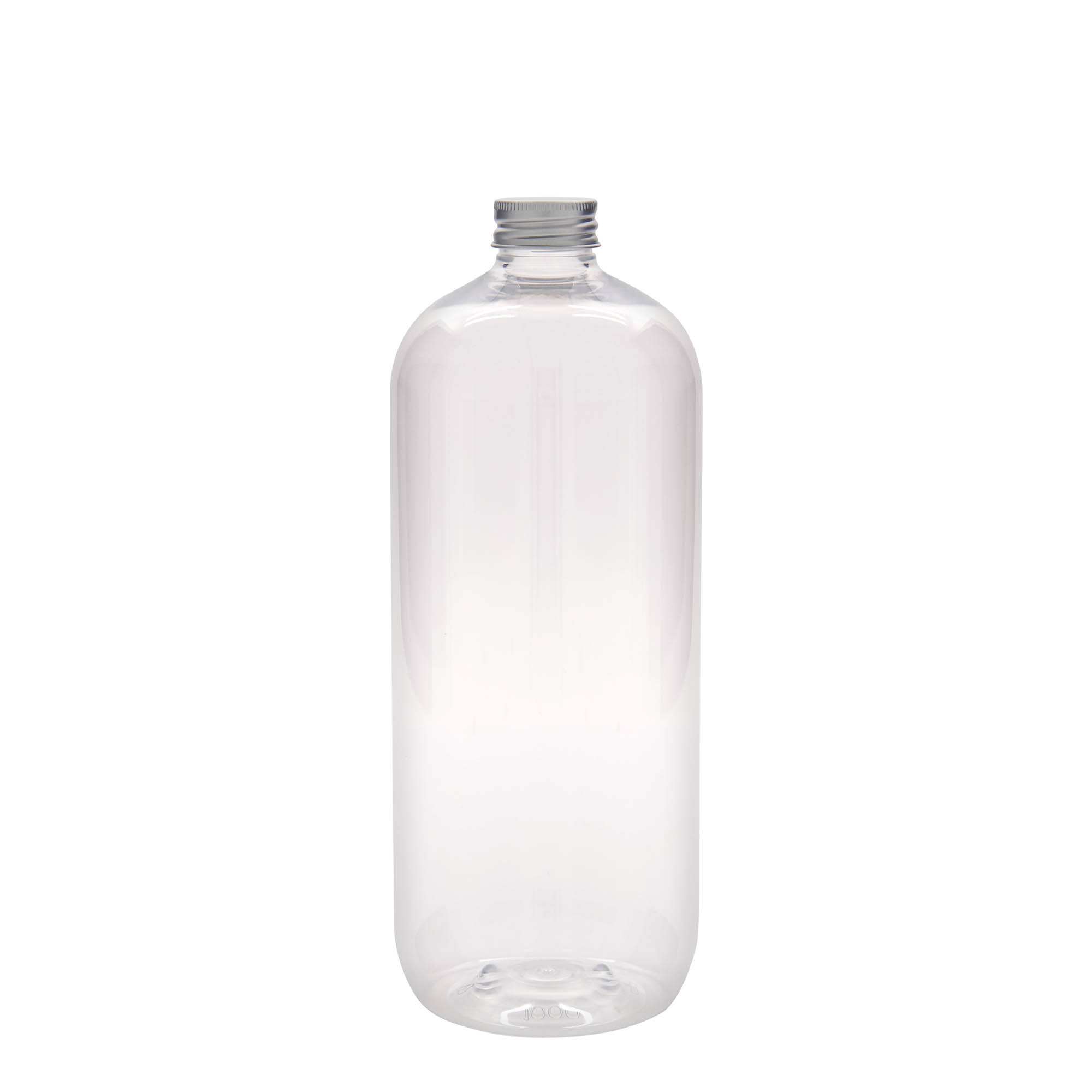 1.000 ml PET-flaske 'Boston', plast, munnstykke: 28/410