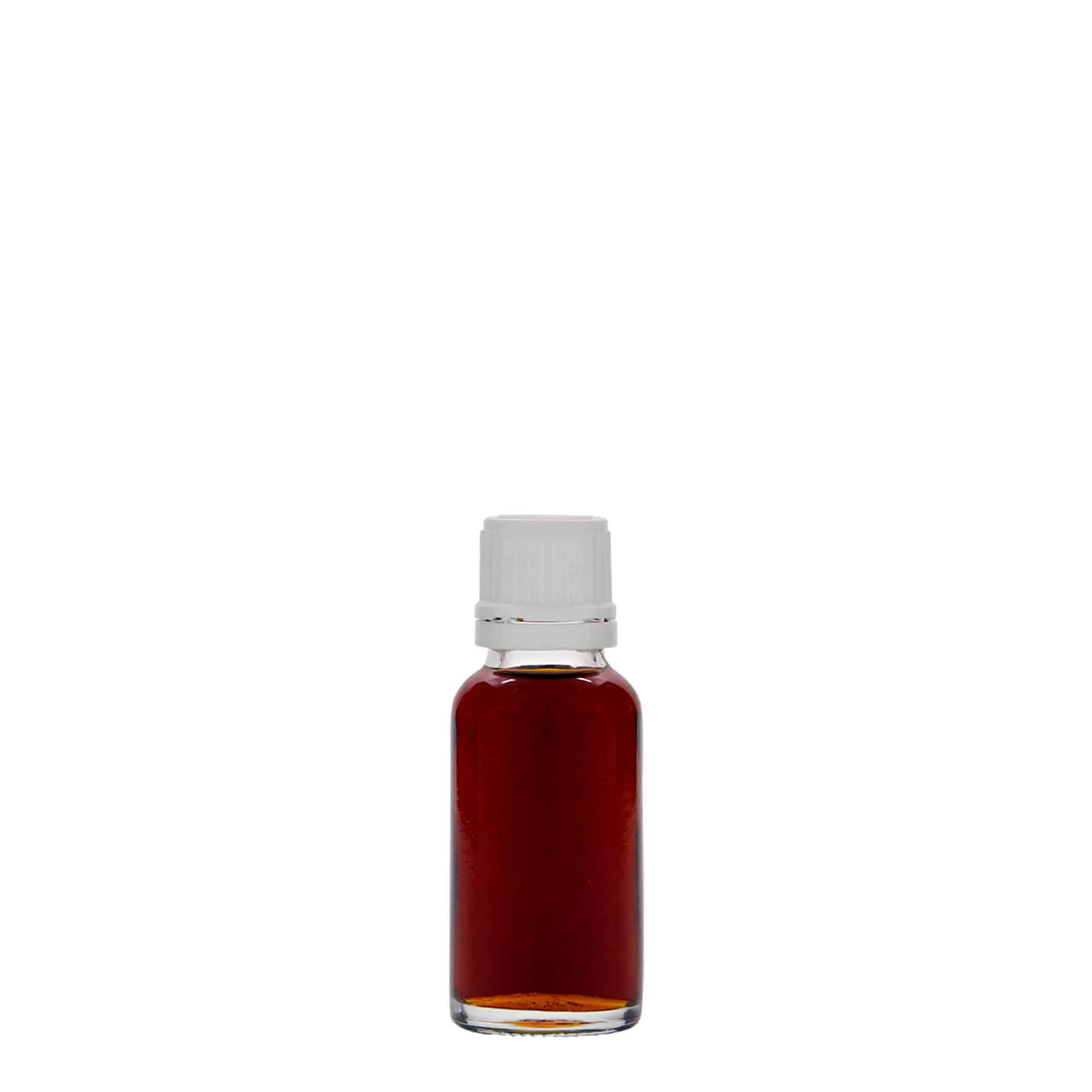 20 ml medisinsk flaske, glass, åpning: DIN 18 20 ml medisinsk flaske, glass, åpning: DIN 18