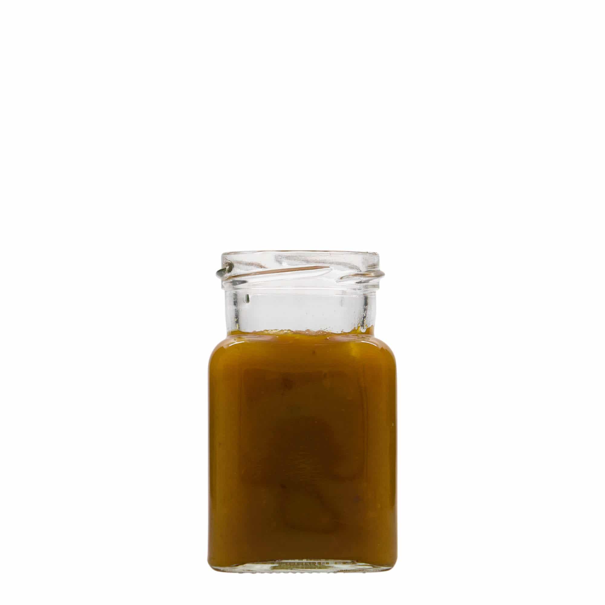 150 ml firkantglass, åpning: Twist-Off (TO 53)