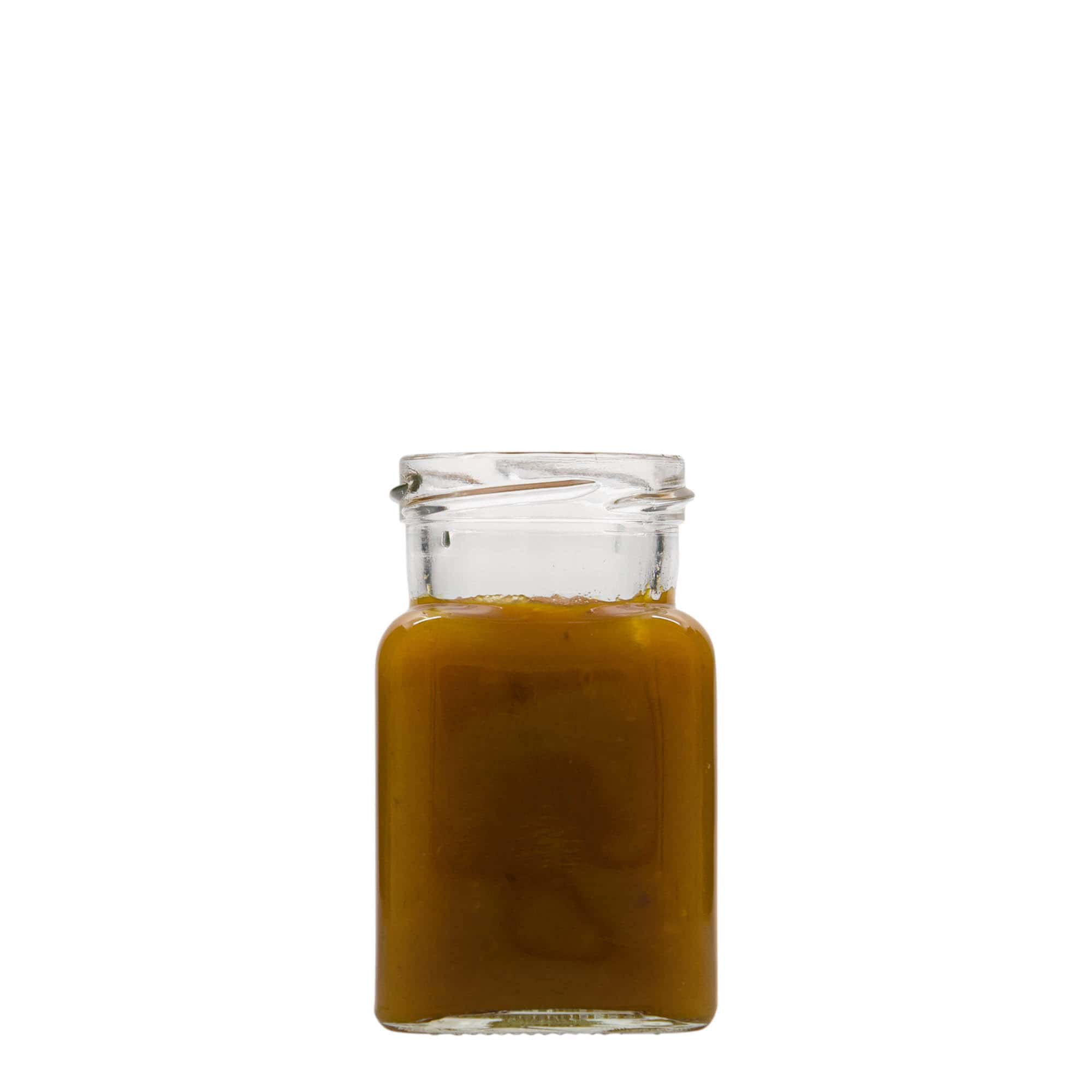 150 ml firkantglass, åpning: Twist-Off (TO 53)