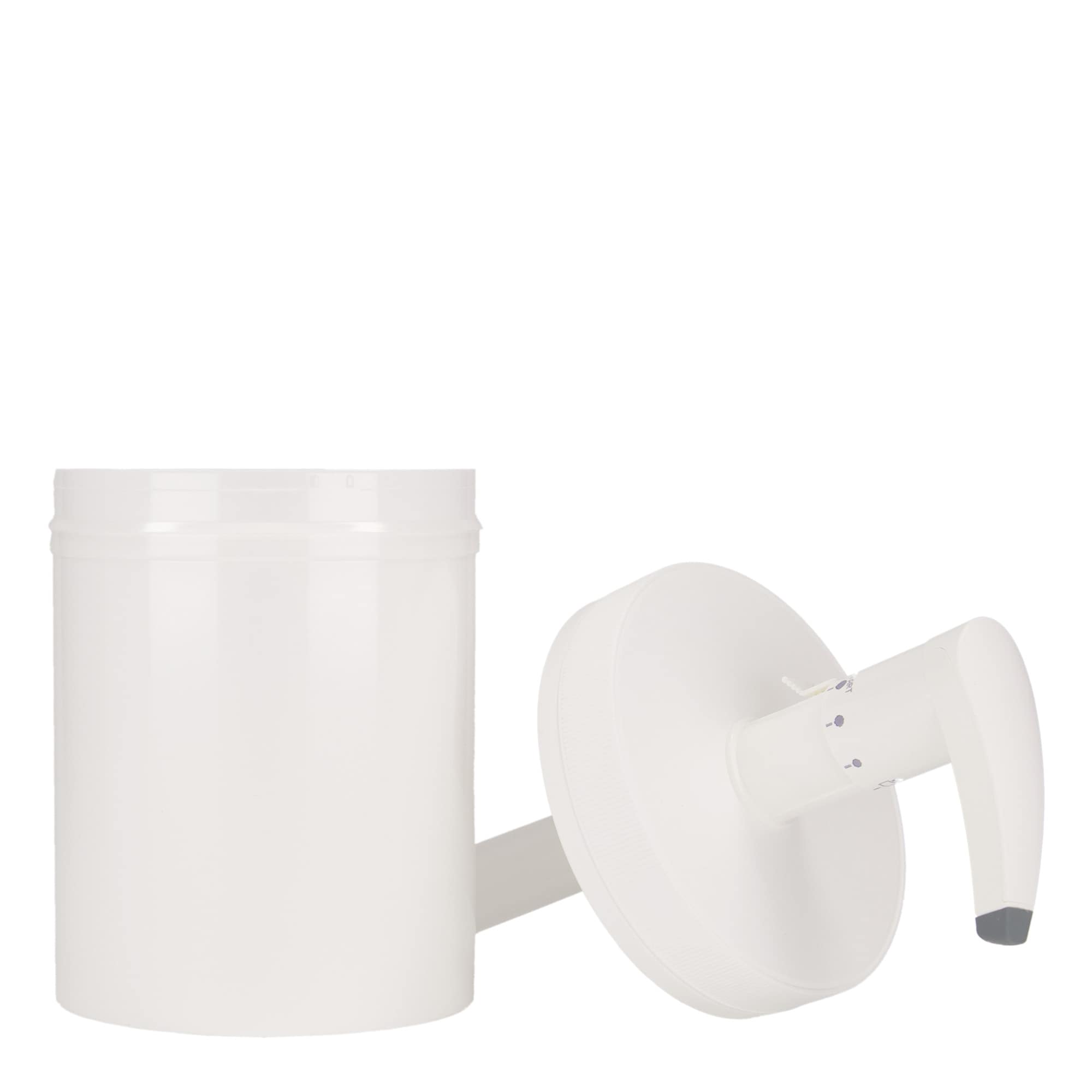1240 ml dispenserflaske "Securibox", PP-plast, hvit, åpning: Skrulokk