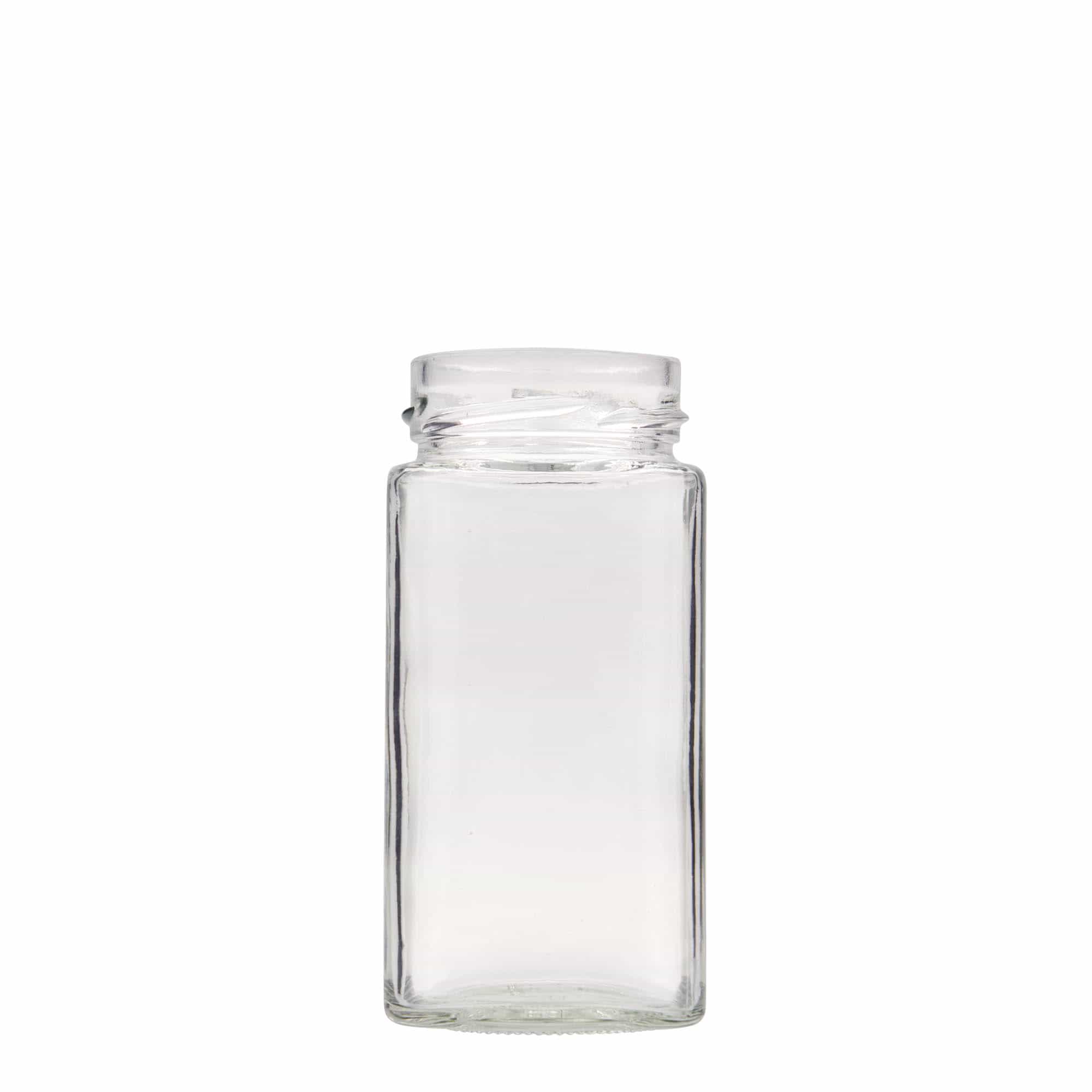 314 ml firkantglass "Funny", åpning: Deep-Twist-Off (DTO 58) 314 ml firkantglass "Funny", åpning: Deep-Twist-Off (DTO 58)