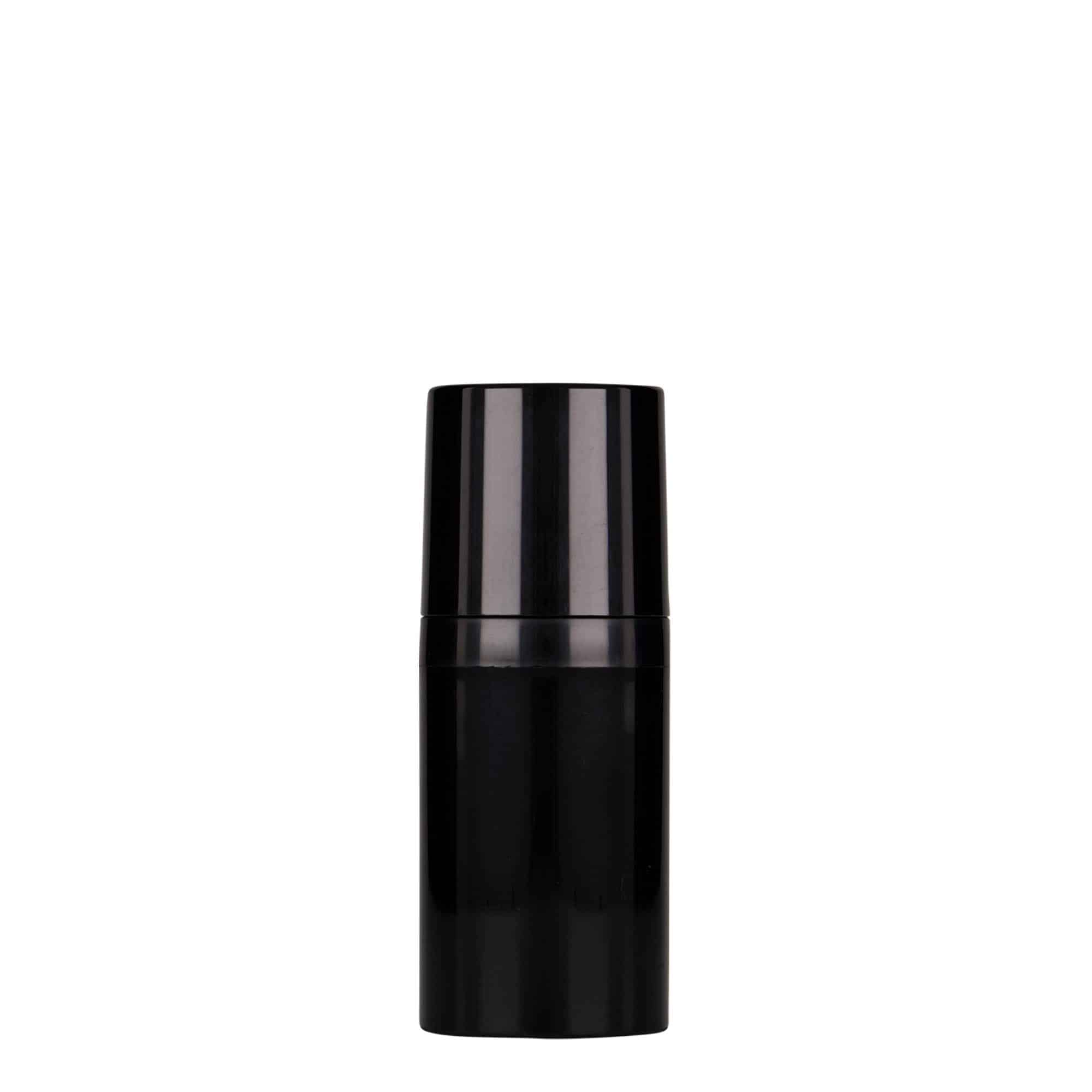 30 ml luftløs dispenser 'Mezzo', PP-plast, svart