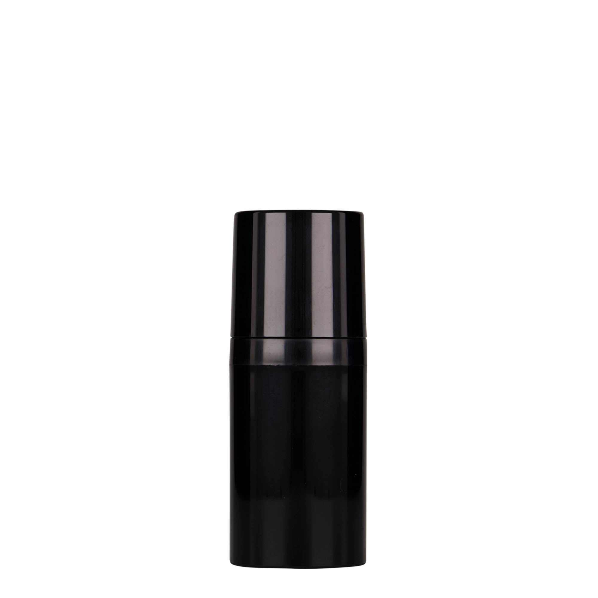 30 ml luftløs dispenser 'Mezzo', PP-plast, svart