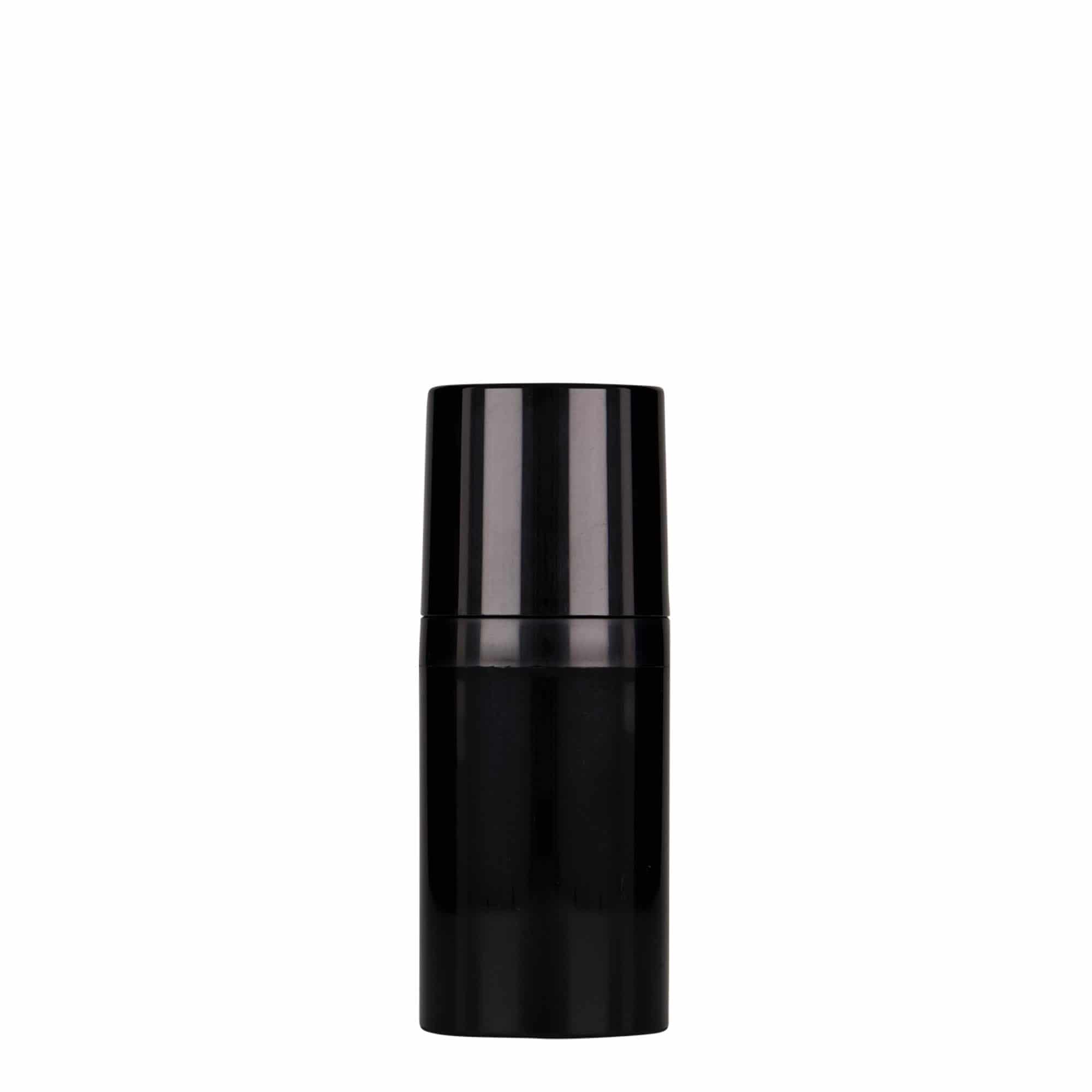 30 ml luftløs dispenser 'Mezzo', PP-plast, svart
