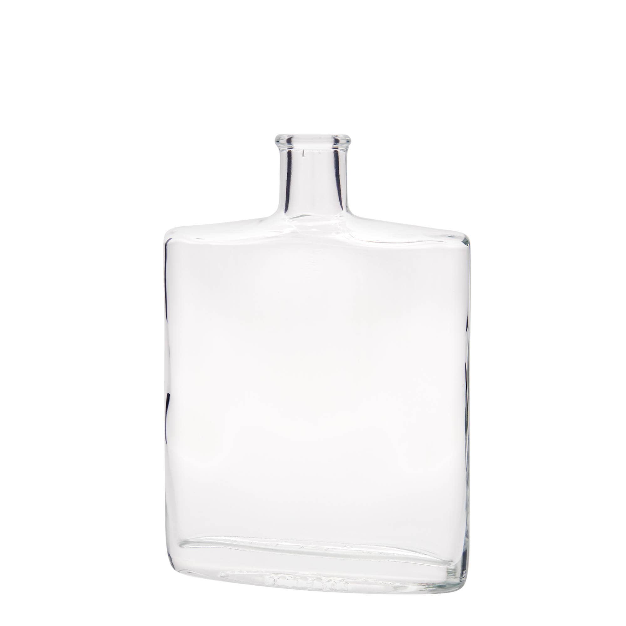 500 ml glassflaske "Zorbas", oval, åpning: Kork