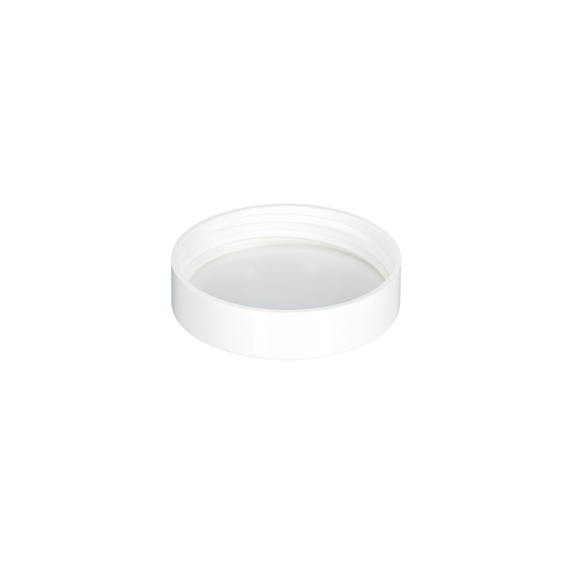 Skrukork for 60 ml 'Brown Line', HPM-plast, hvit