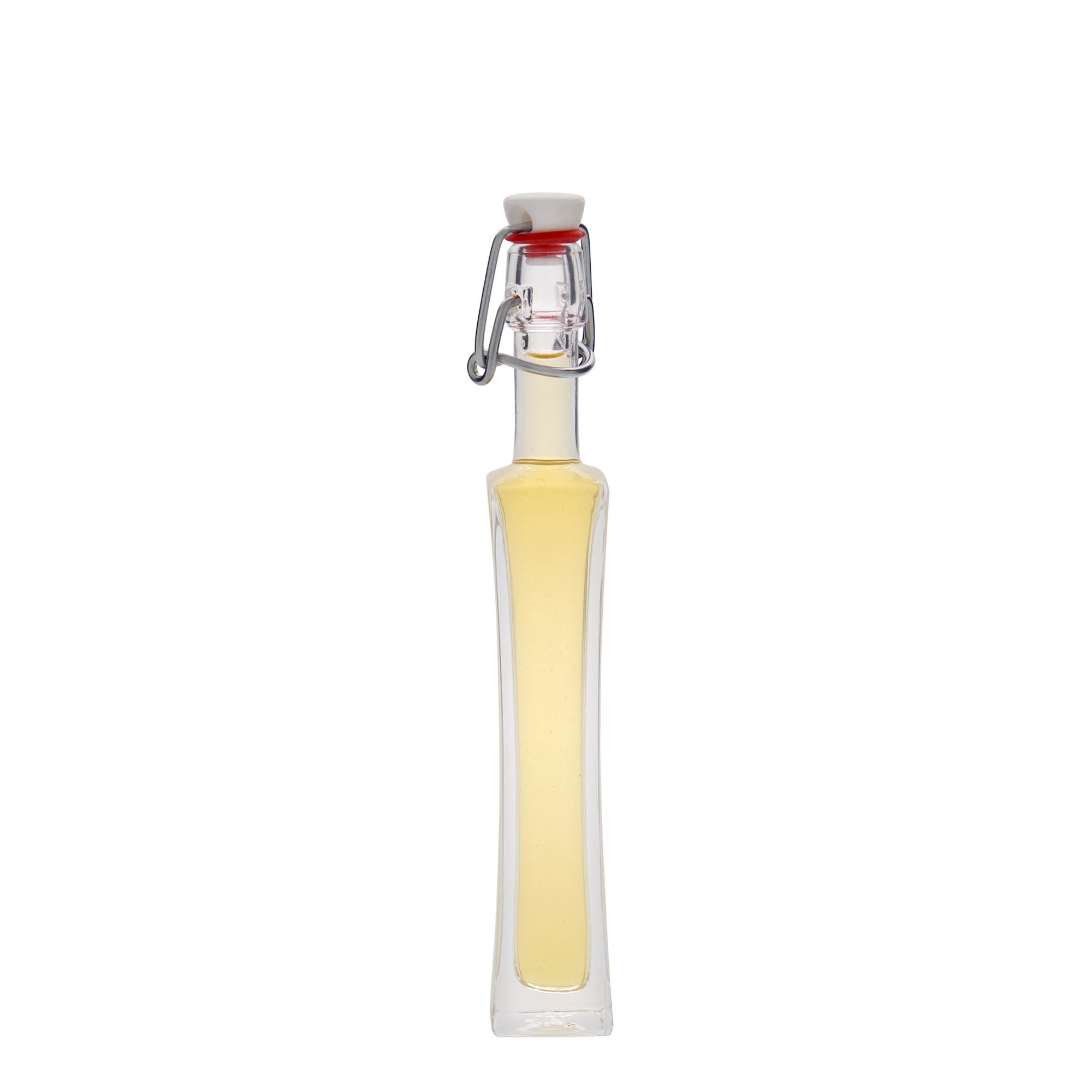 40 ml glassflaske 'Koko', firkantet, åpning: hengselstopp