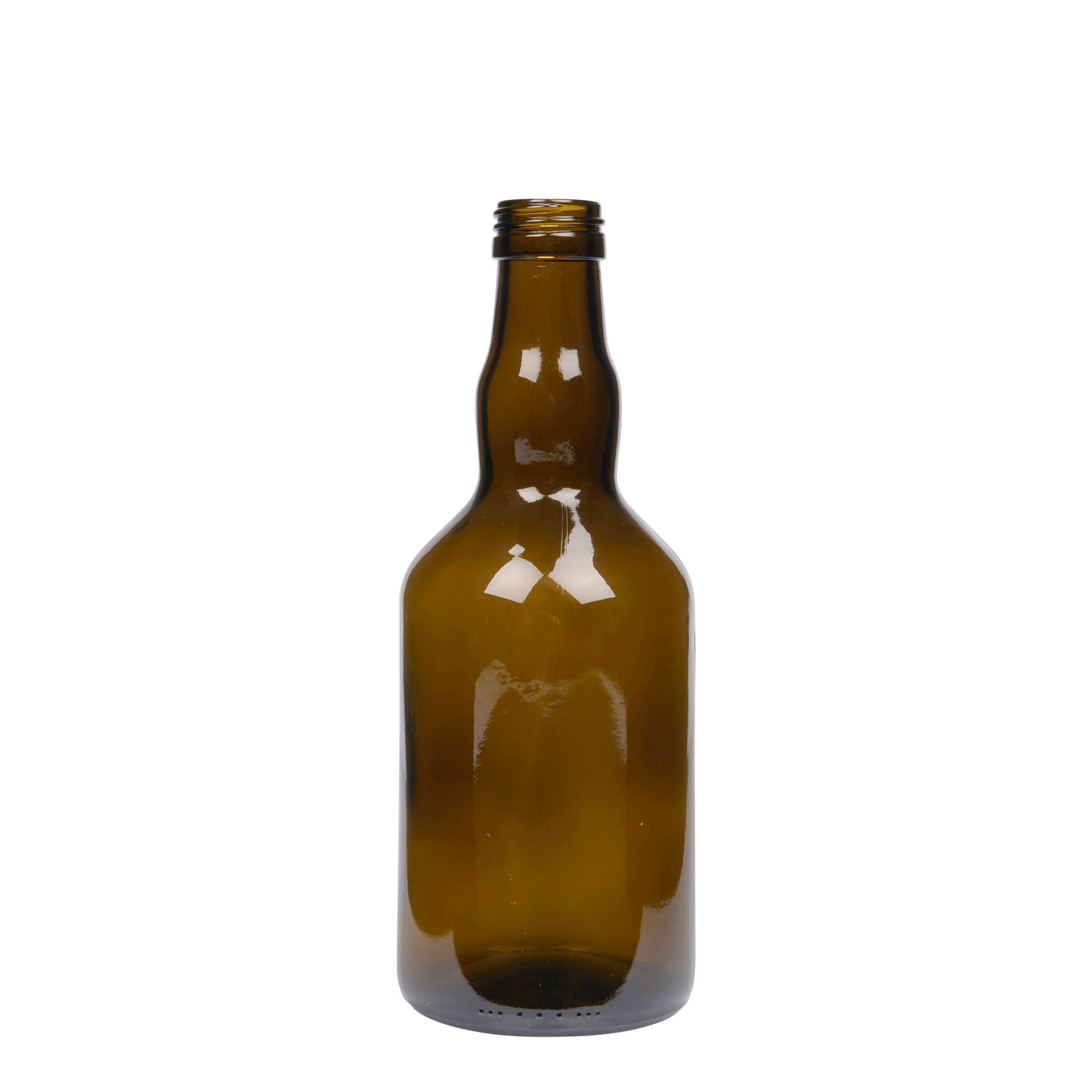 500 ml glassflaske 'Olona', antikkgrønn, åpning: PP 31,5
