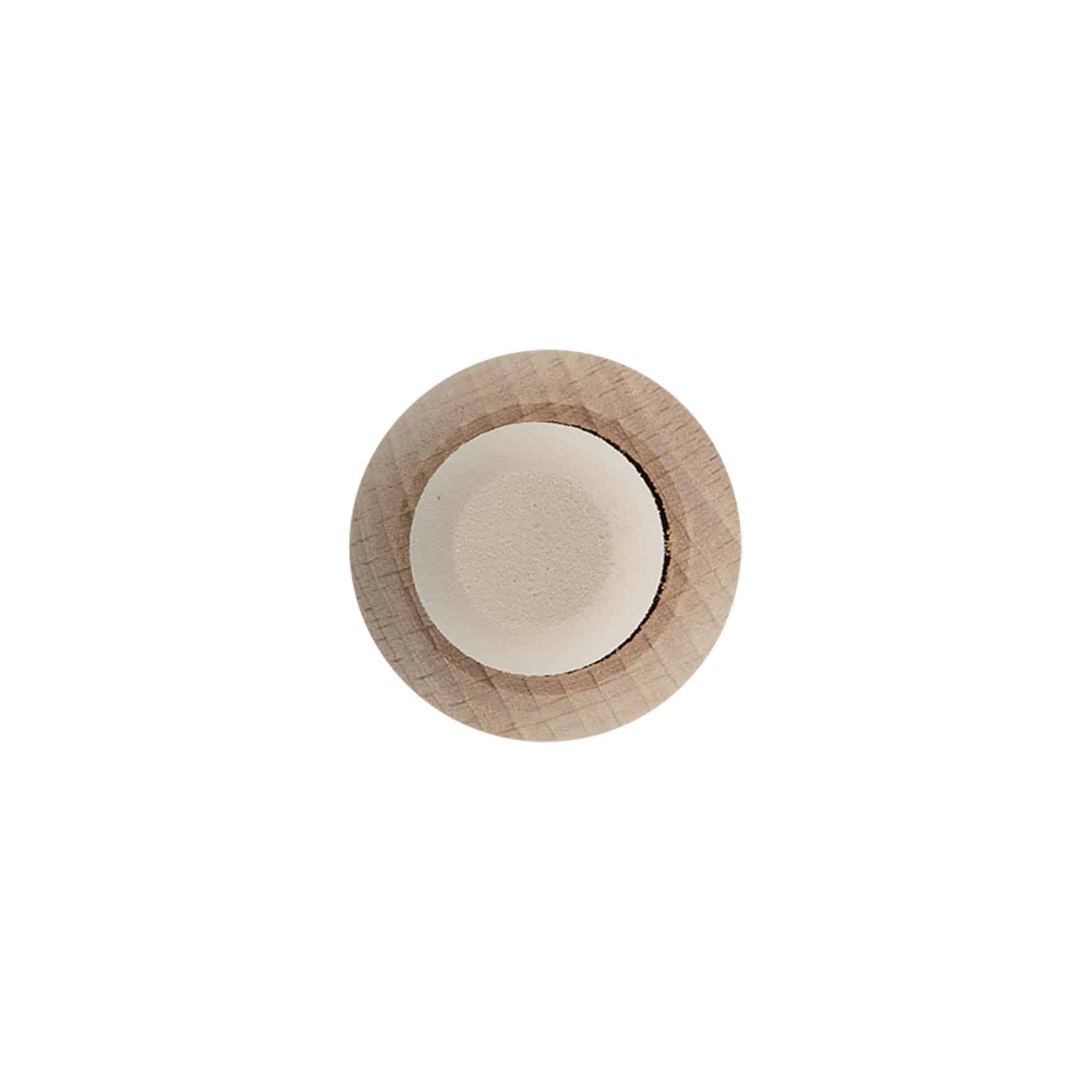 Håndtakskork 19 mm 'Kule', tre/plast, for munningsåpning: kork Håndtakskork 19 mm 'Kule', tre/plast, for munningsåpning: kork