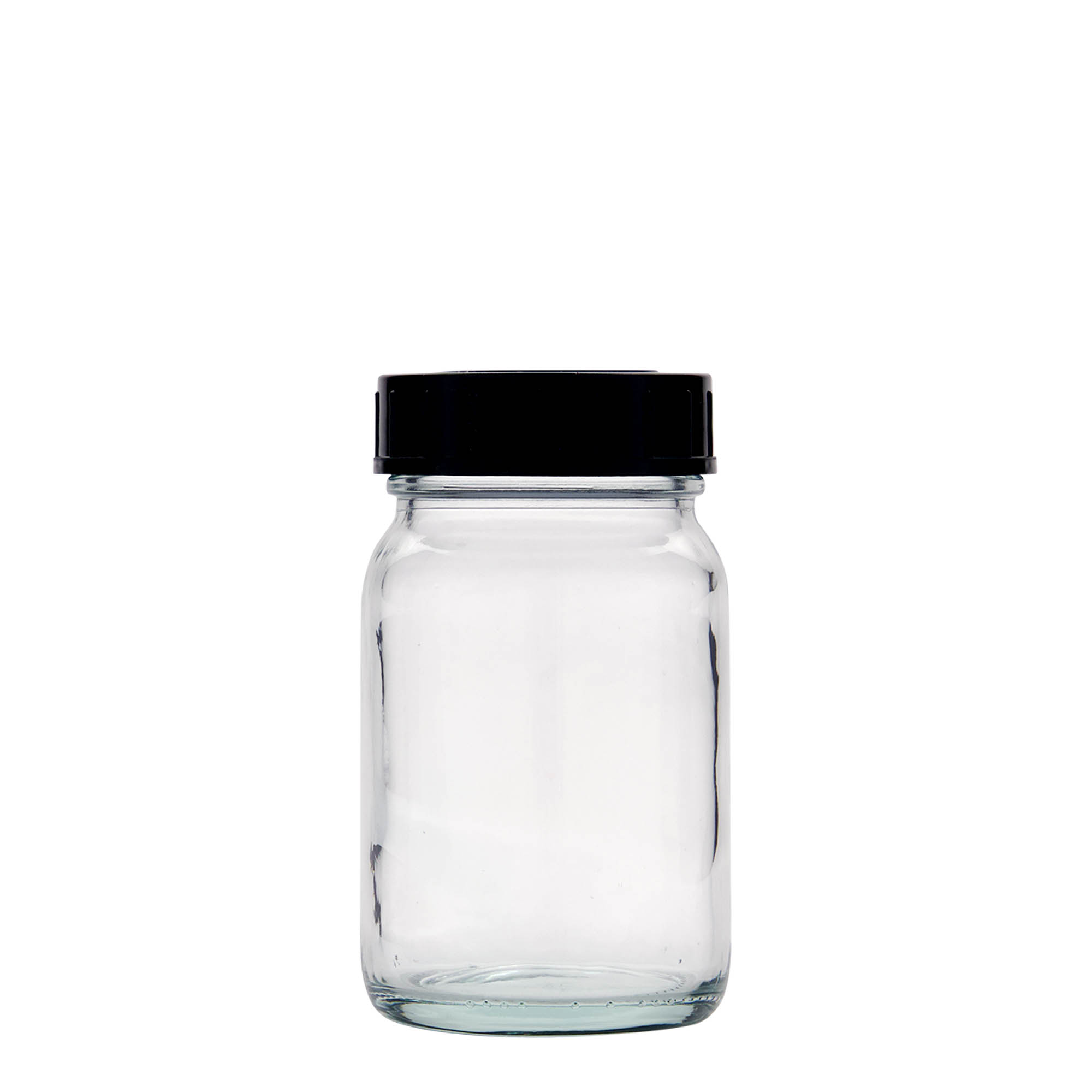 200 ml vidhalsglass, åpning: DIN 55 200 ml vidhalsglass, åpning: DIN 55