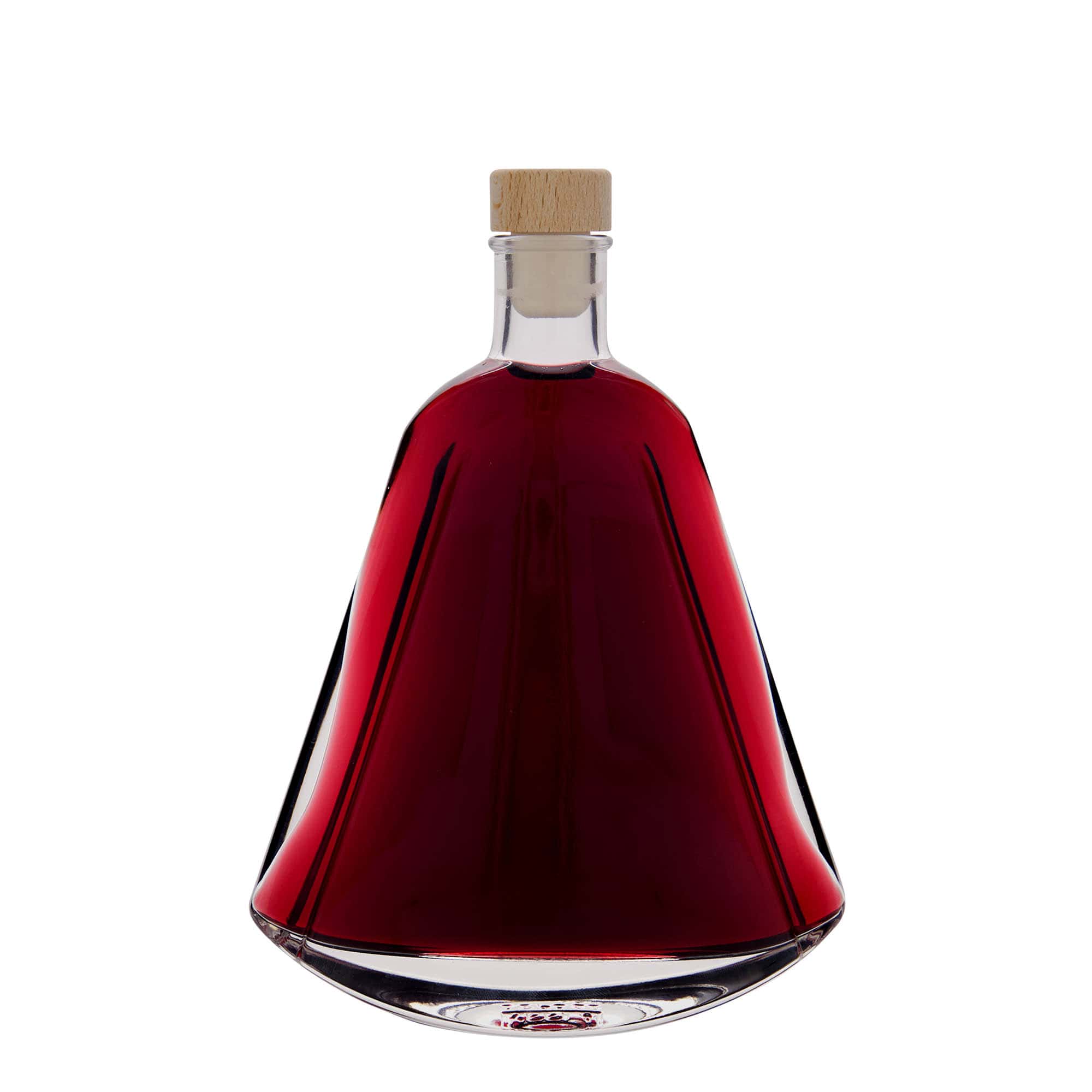 350 ml glassflaske 'Maurizio', oval, åpning: kork