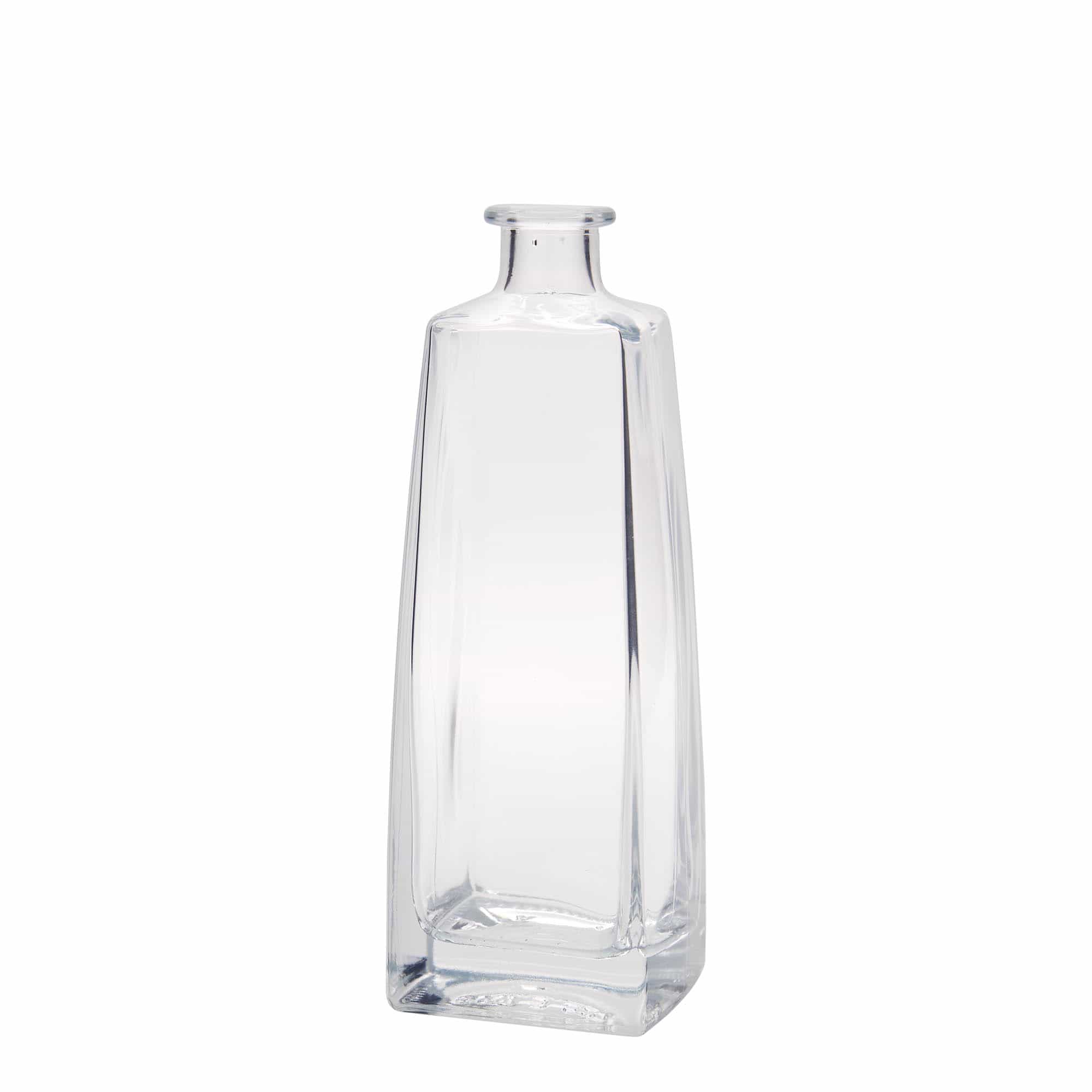 500 ml glassflaske "Timmy", firkantet, åpning: Kork