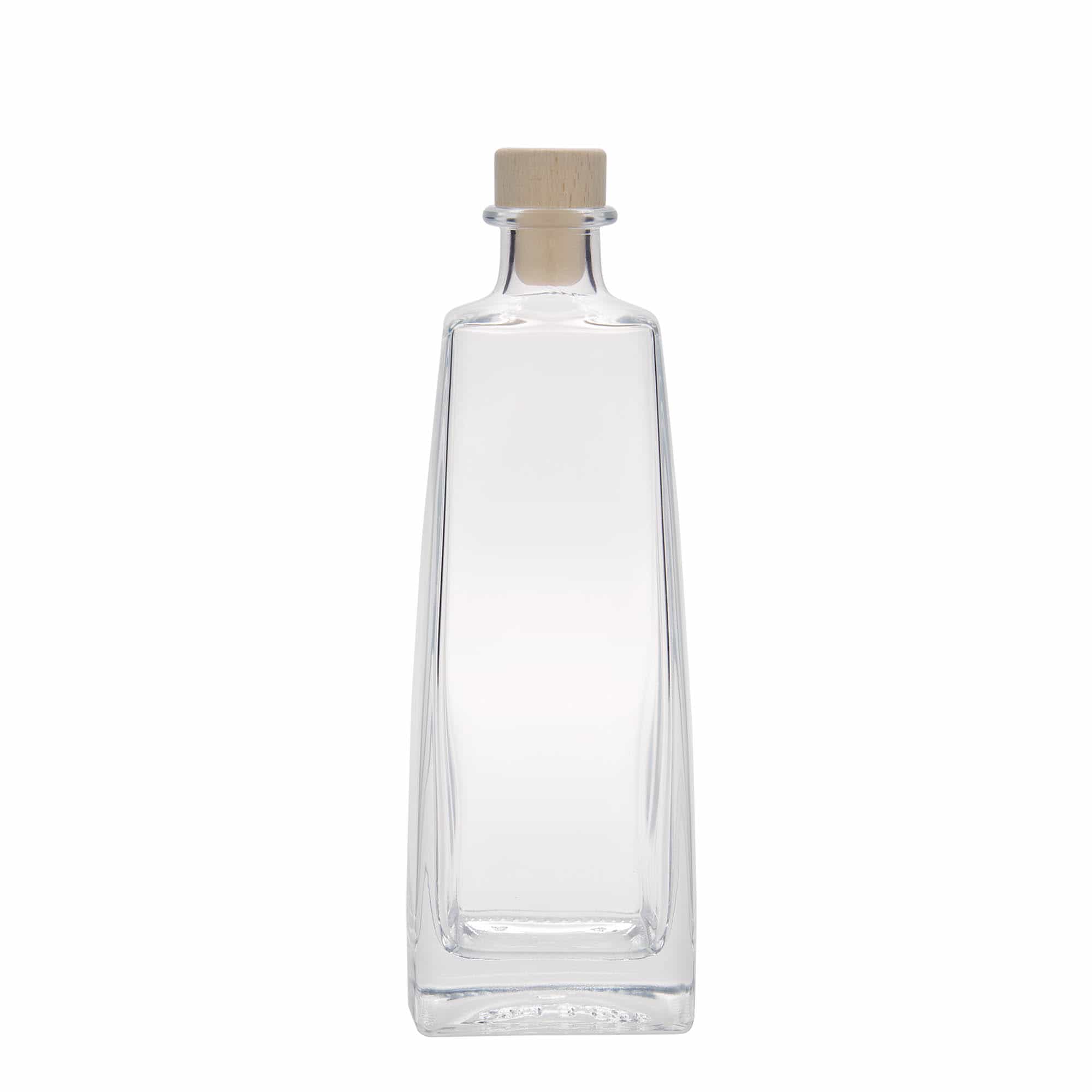 500 ml glassflaske "Timmy", firkantet, åpning: Kork