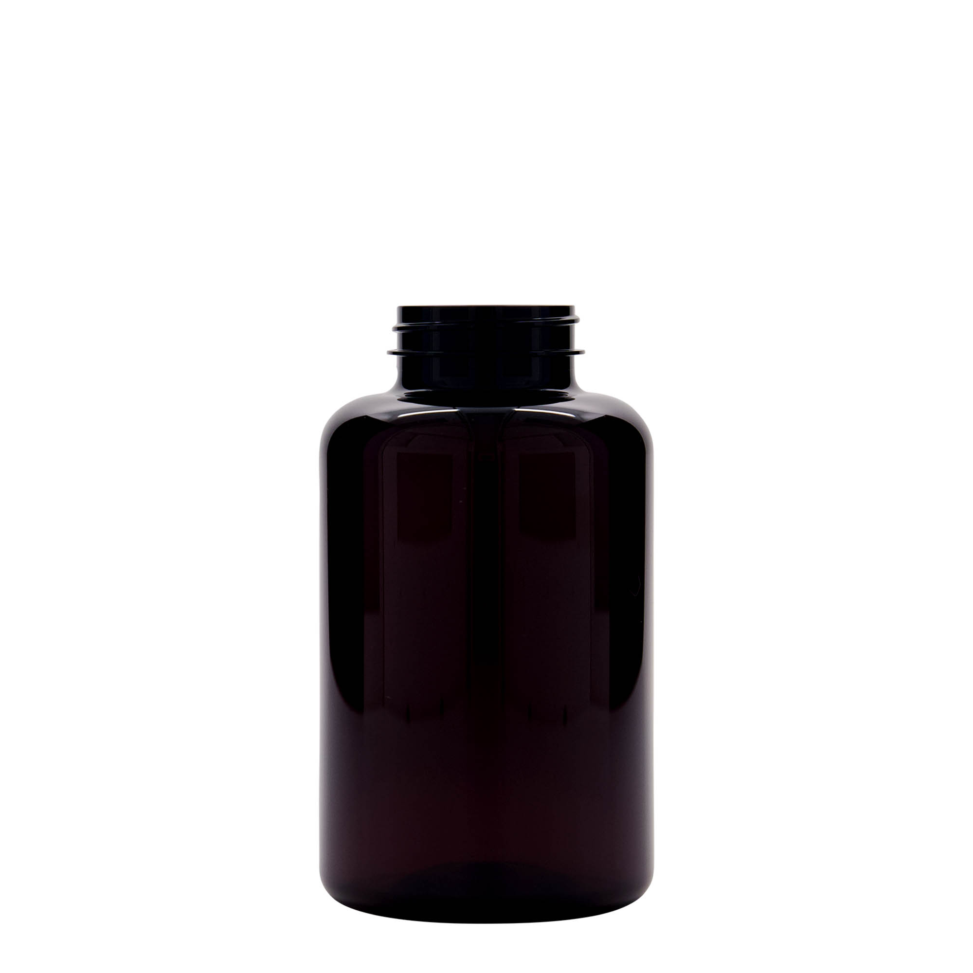 500 ml PET-beholder, plast, brun, åpning: 45/400 500 ml PET-beholder, plast, brun, åpning: 45/400