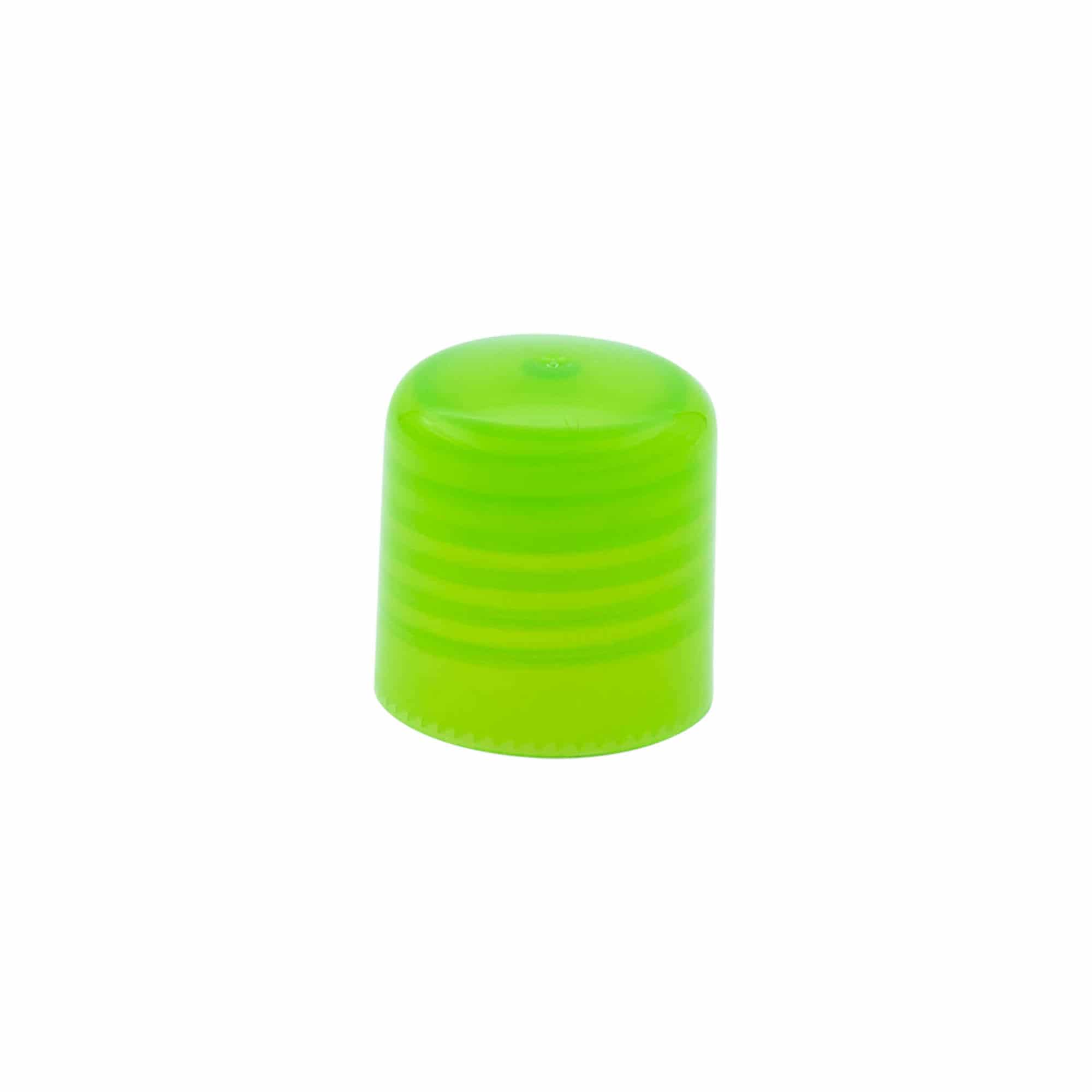 Skrulokk med sprayinnsats, PP-plast, grønn, for åpning: 24/410 Skrulokk med sprayinnsats, PP-plast, grønn, for åpning: 24/410