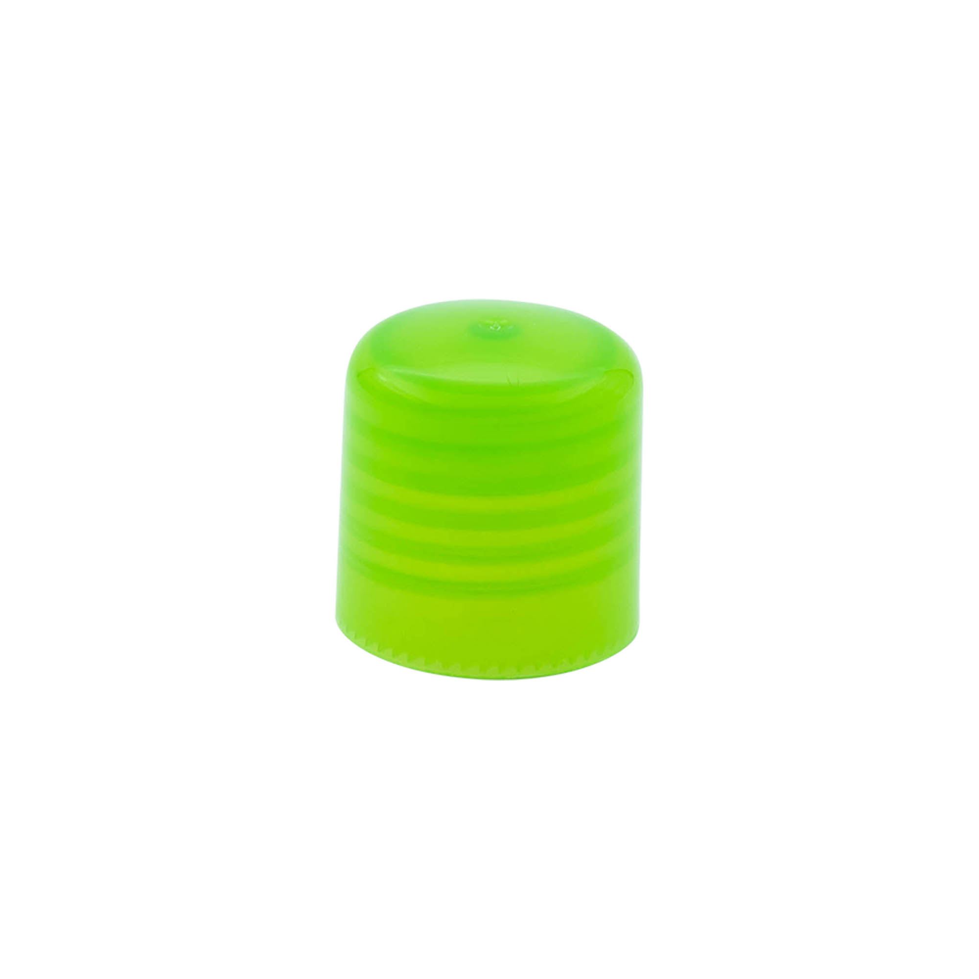 Skrukork med sprøyteinnsats, PP-plast, grønn, for åpning: 24/410 Skrukork med sprøyteinnsats, PP-plast, grønn, for åpning: 24/410
