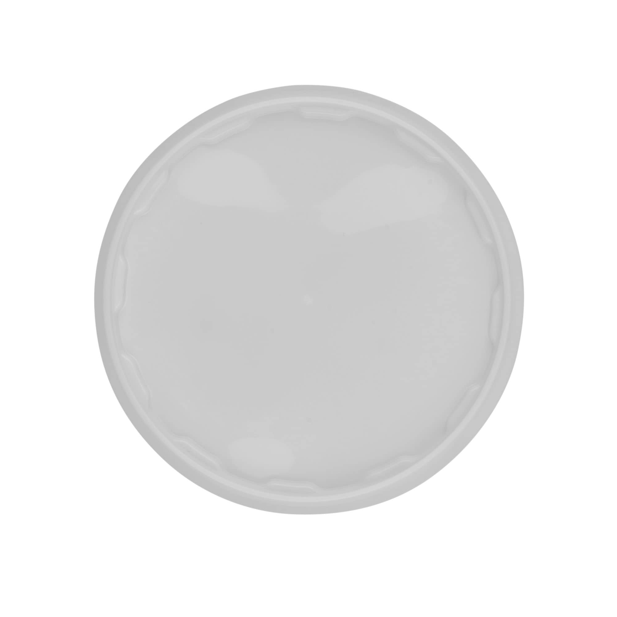 Lokk for 1 l bøtte, PP-plast, hvit