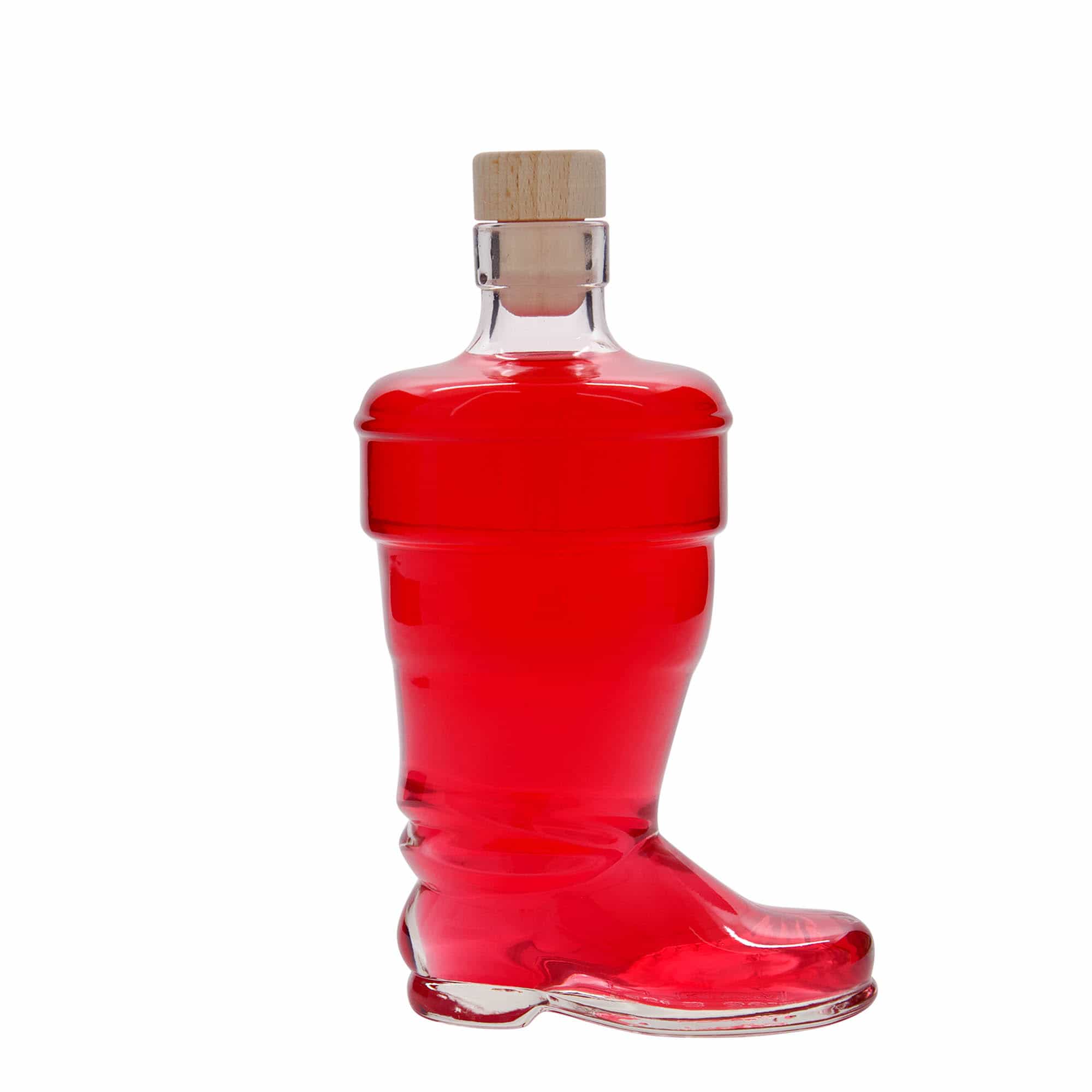 350 ml glassflaske "støvel", åpning: Kork