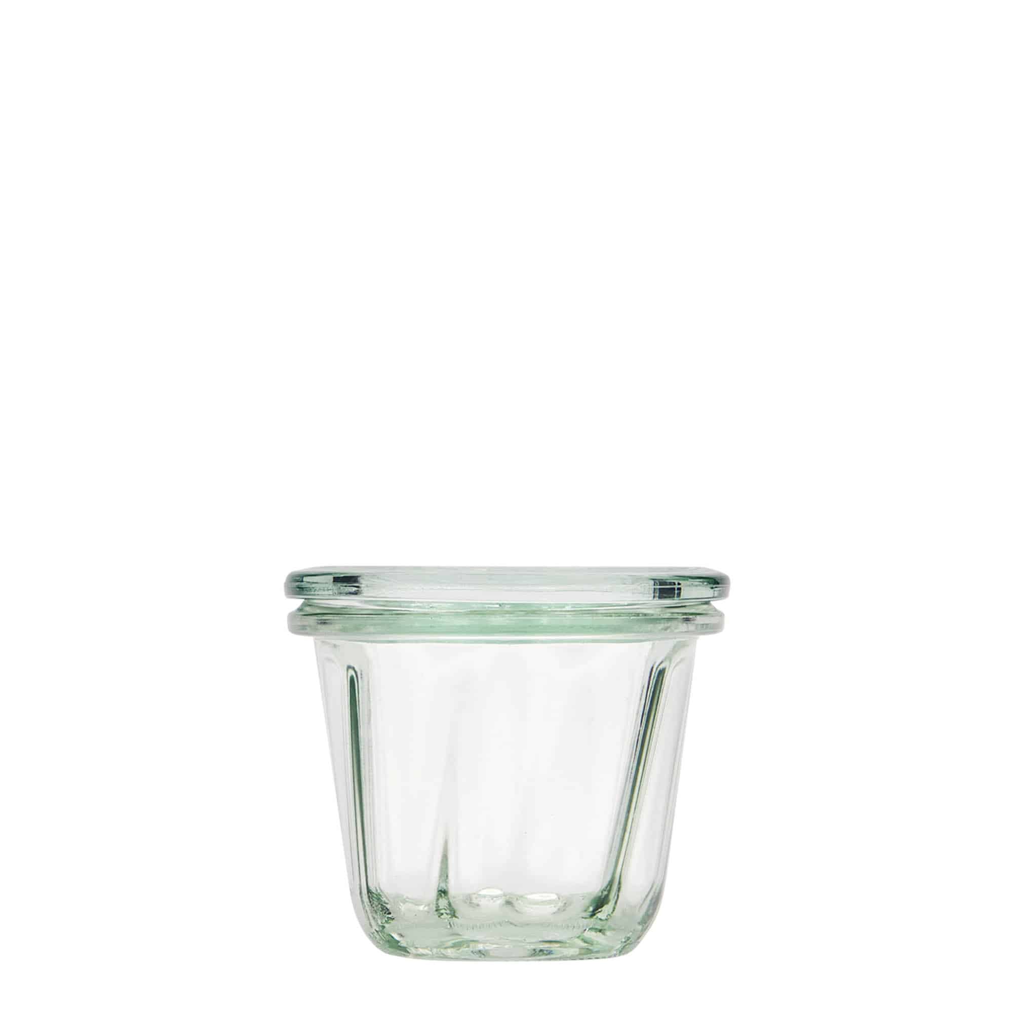 80 ml WECK-ringkakeglass, åpning: rund kant