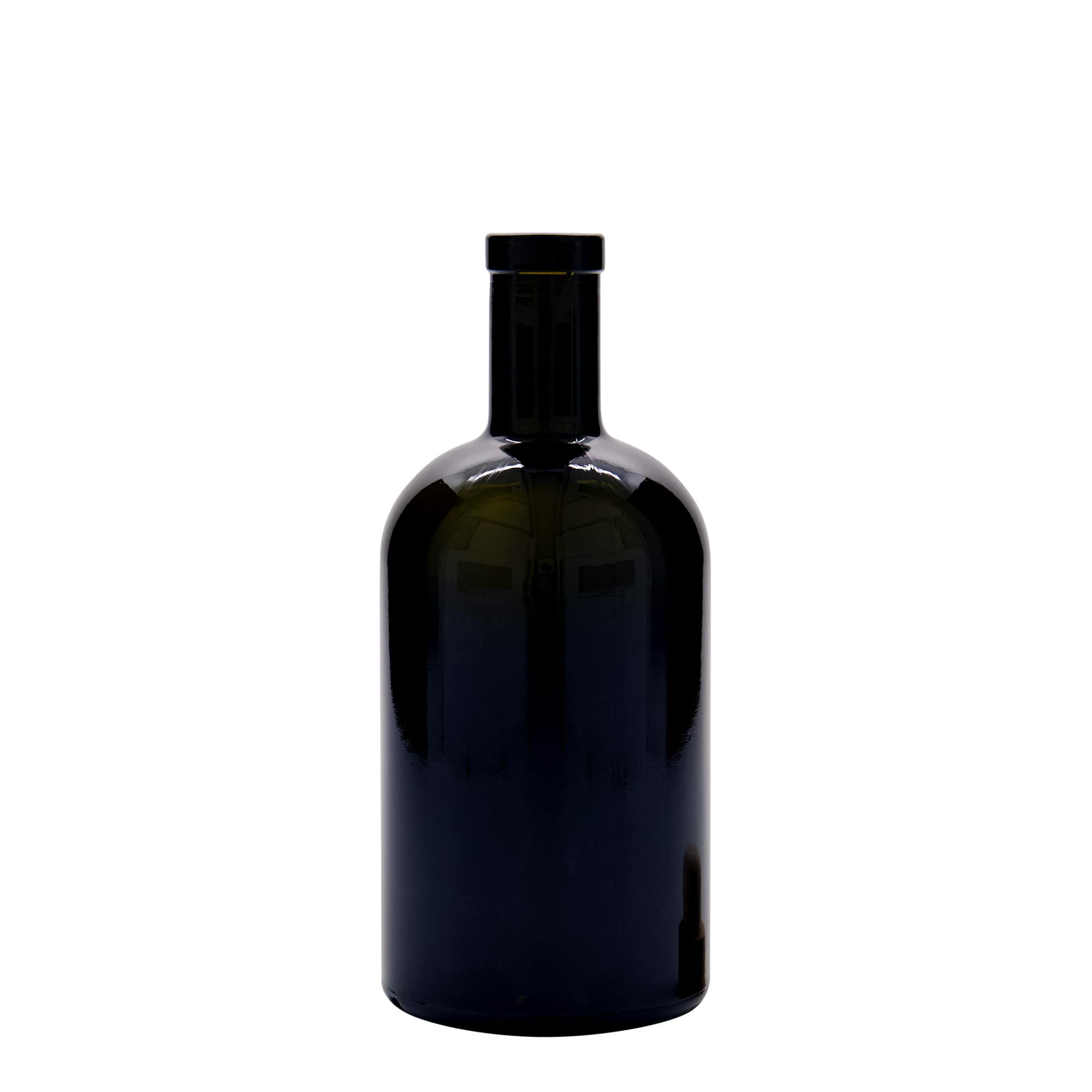 500 ml glassflaske 'Farmacia', antikkgrønn, åpning: kork