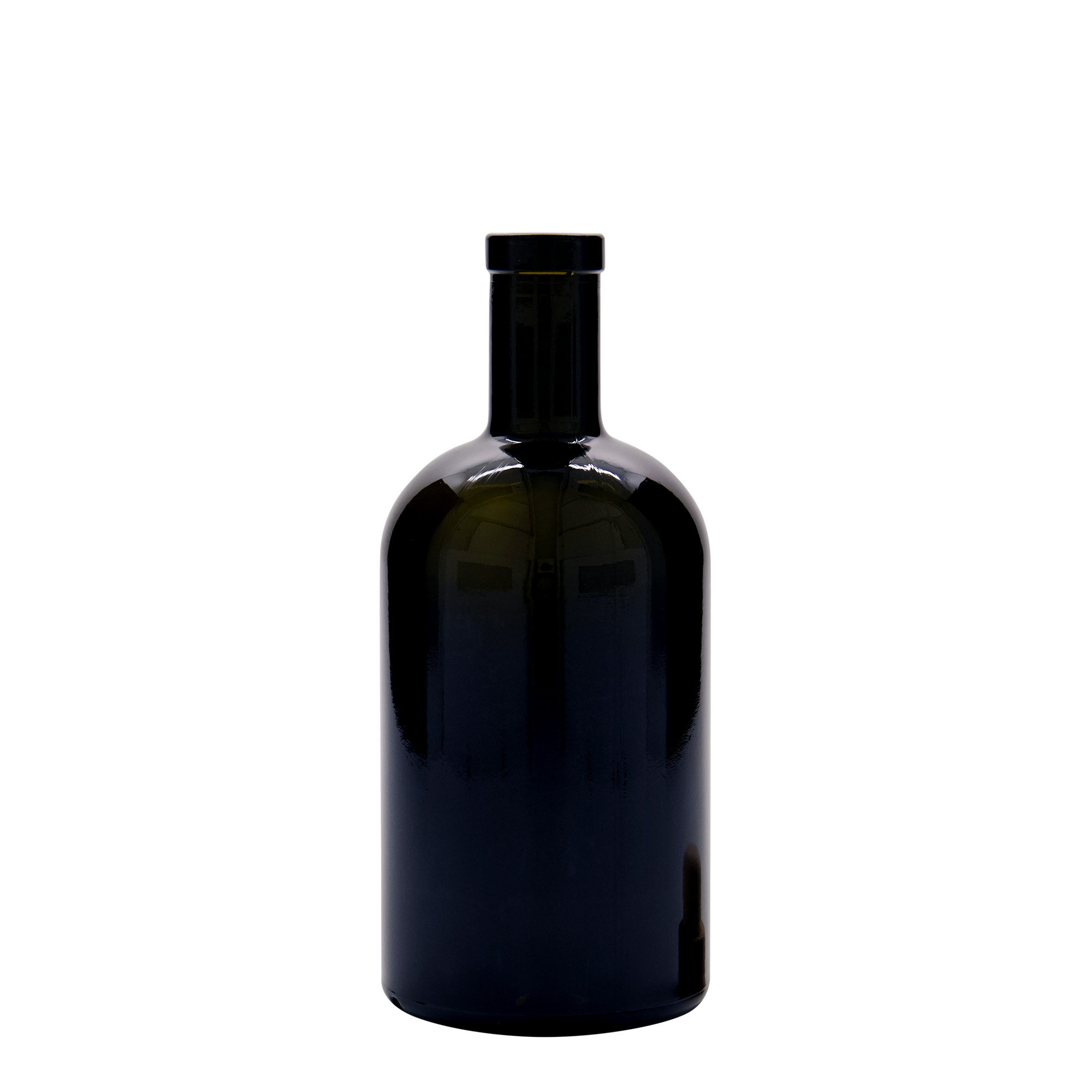 500 ml glassflaske 'Farmacia', antikkgrønn, åpning: kork