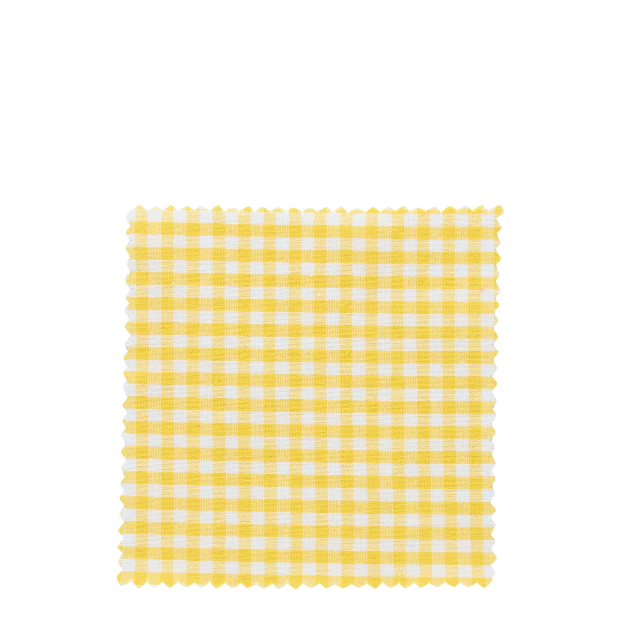 Rutete stoffserviett 12x12, kvadratisk, tekstil, gul, åpning: TO38-TO53